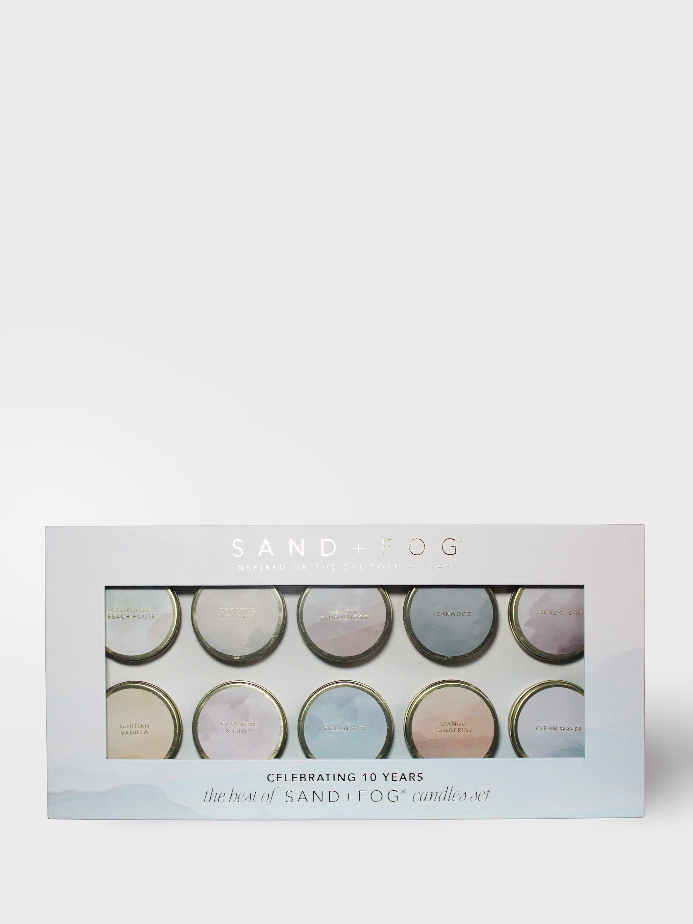 Ten Year Anniversary Candle Set | Shop Sand + Fog