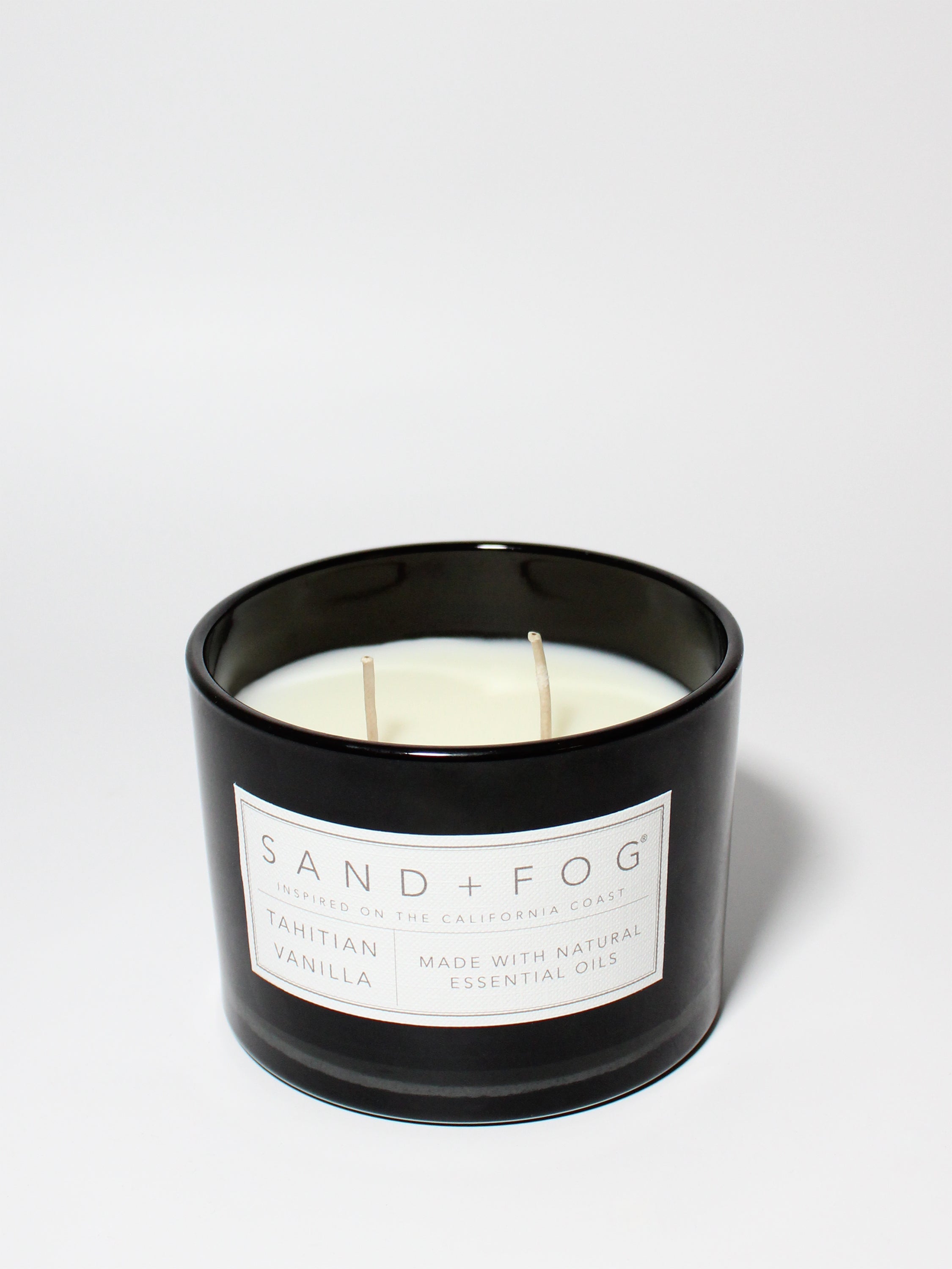 Tahitian Vanilla 12 oz scented candle | Shop Sand + Fog