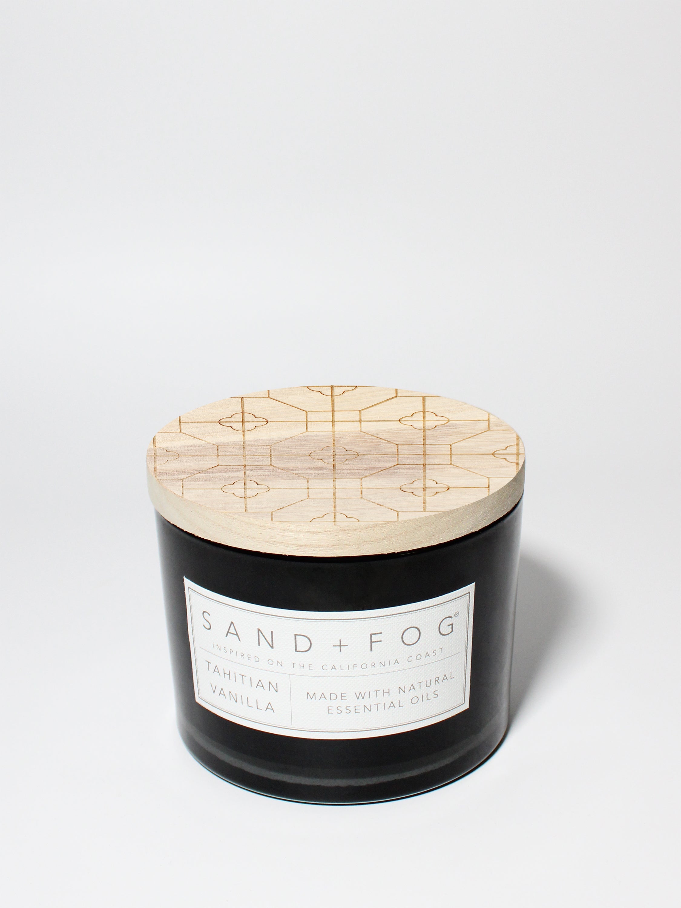 Tahitian Vanilla 12 oz scented candle | Shop Sand + Fog
