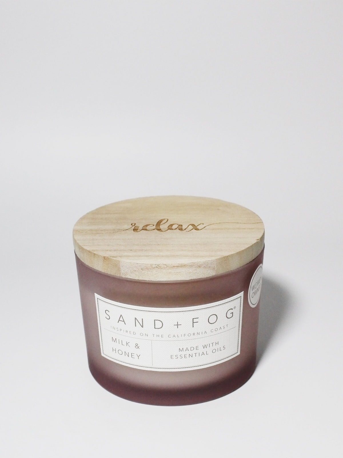 Milk & Honey 12 oz scented candle | Shop Sand + Fog