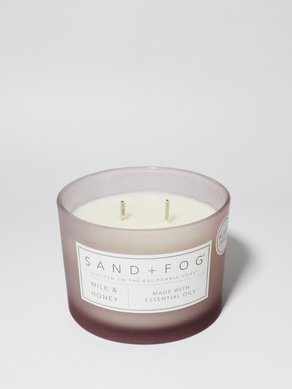 Milk & Honey 12 oz scented candle | Shop Sand + Fog