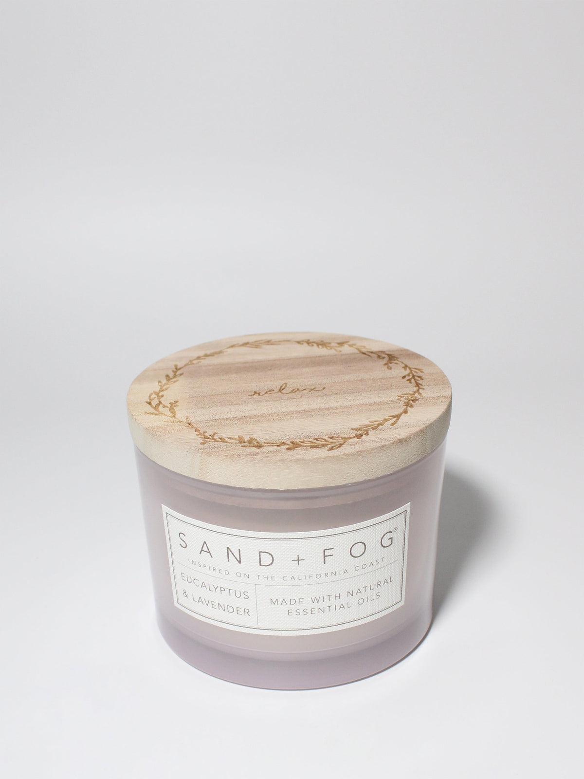 Eucalyptus & Lavender 12 oz scented candle | Shop Sand + Fog