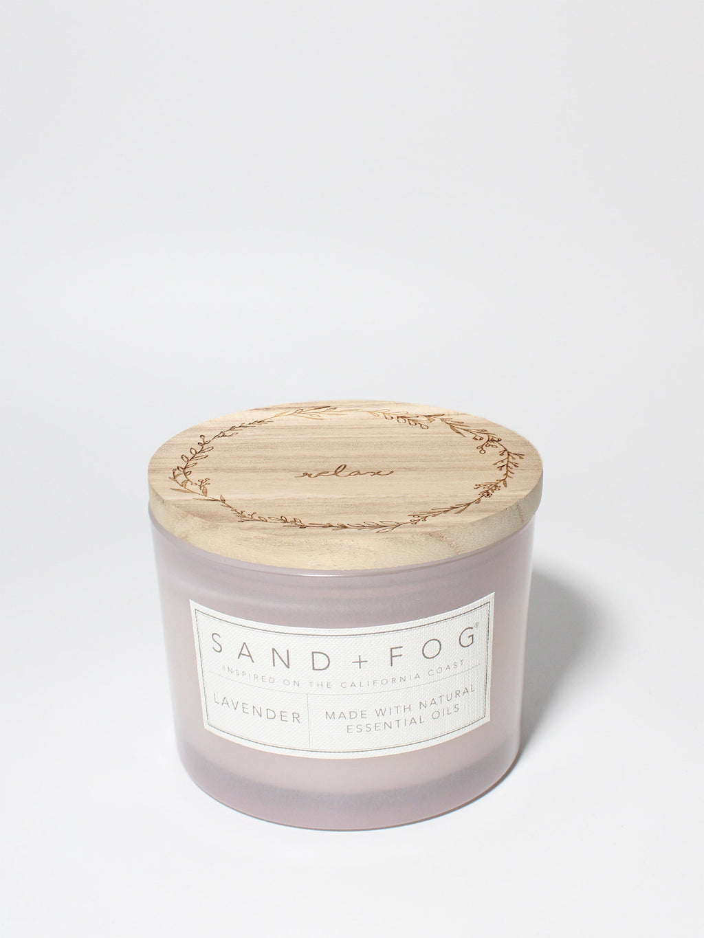 Lavender 12 oz scented candle | Shop Sand + Fog