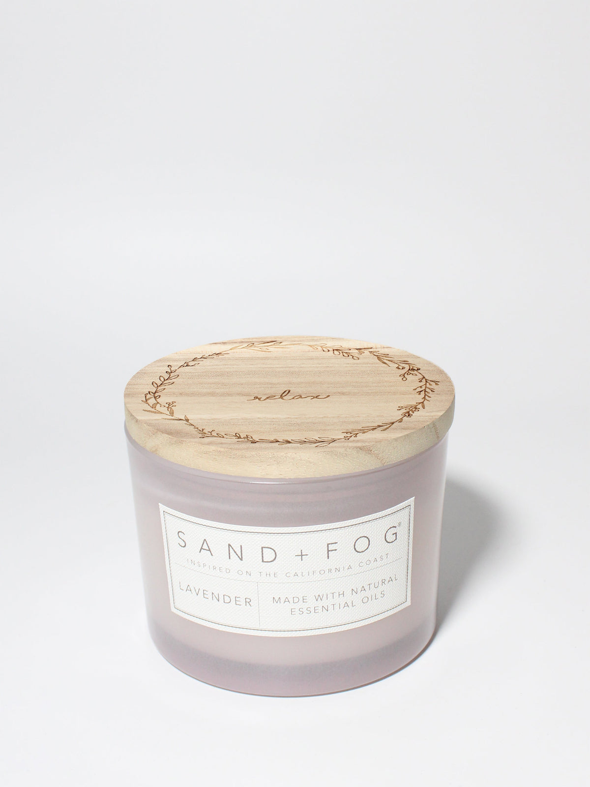 Lavender 12 oz scented candle | Shop Sand + Fog