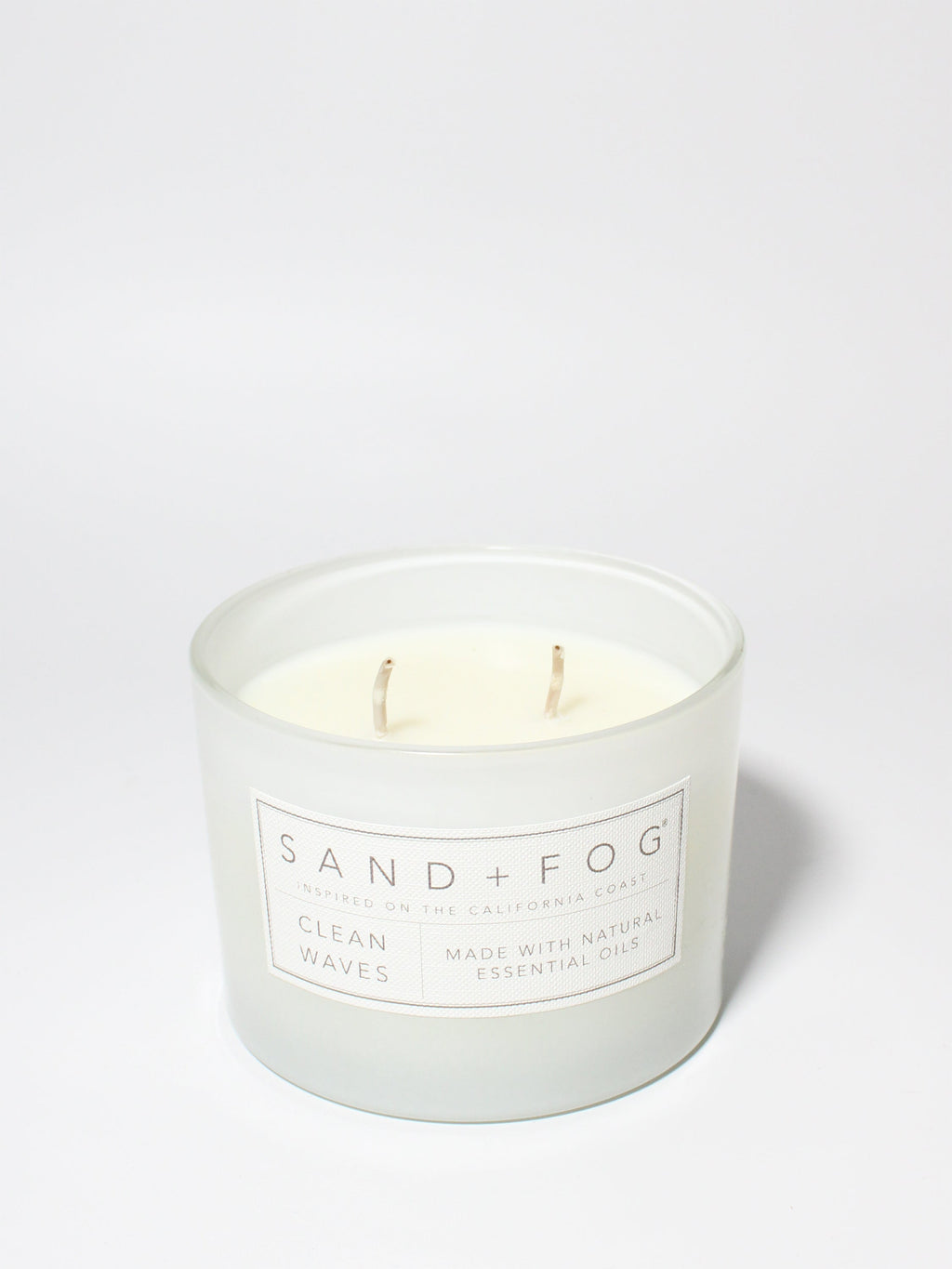 Clean Waves 12 oz scented candle | Shop Sand + Fog