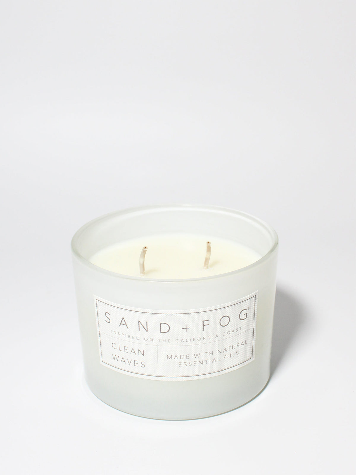 Clean Waves 12 oz scented candle | Shop Sand + Fog