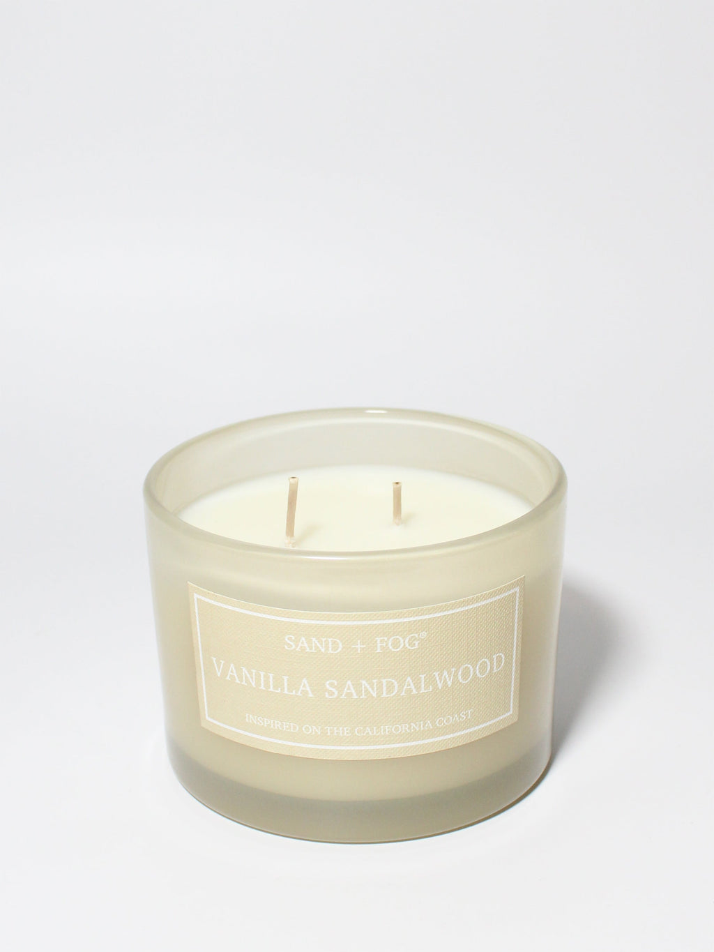 Vanilla Sandalwood 12 oz scented candle | Shop Sand + Fog