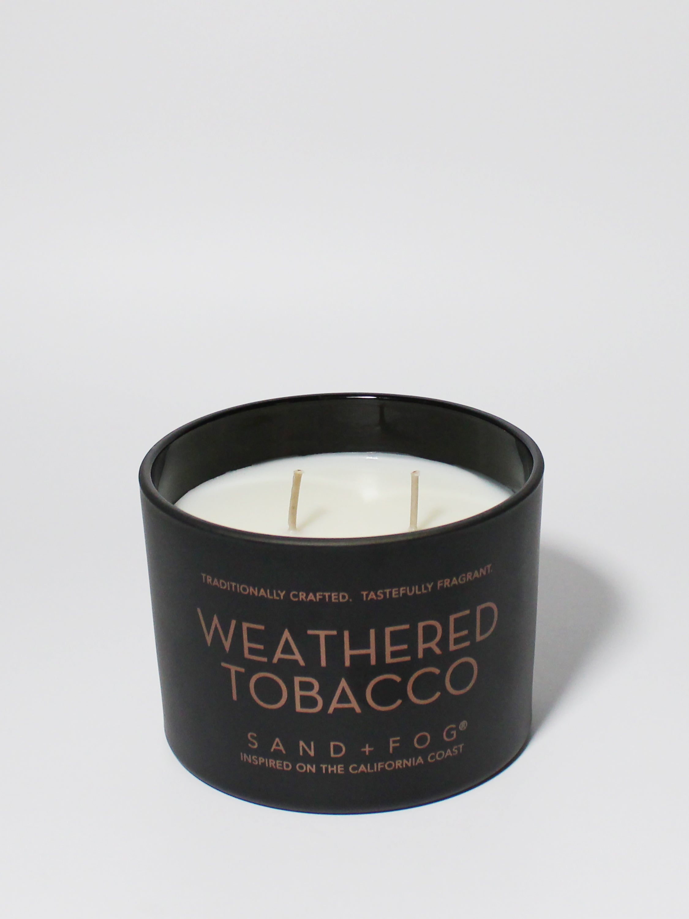 Weathered Tobacco 12 oz scented candle | Shop Sand + Fog