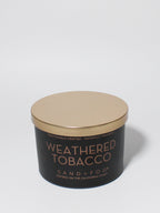 Weathered Tobacco 12 oz scented candle | Shop Sand + Fog