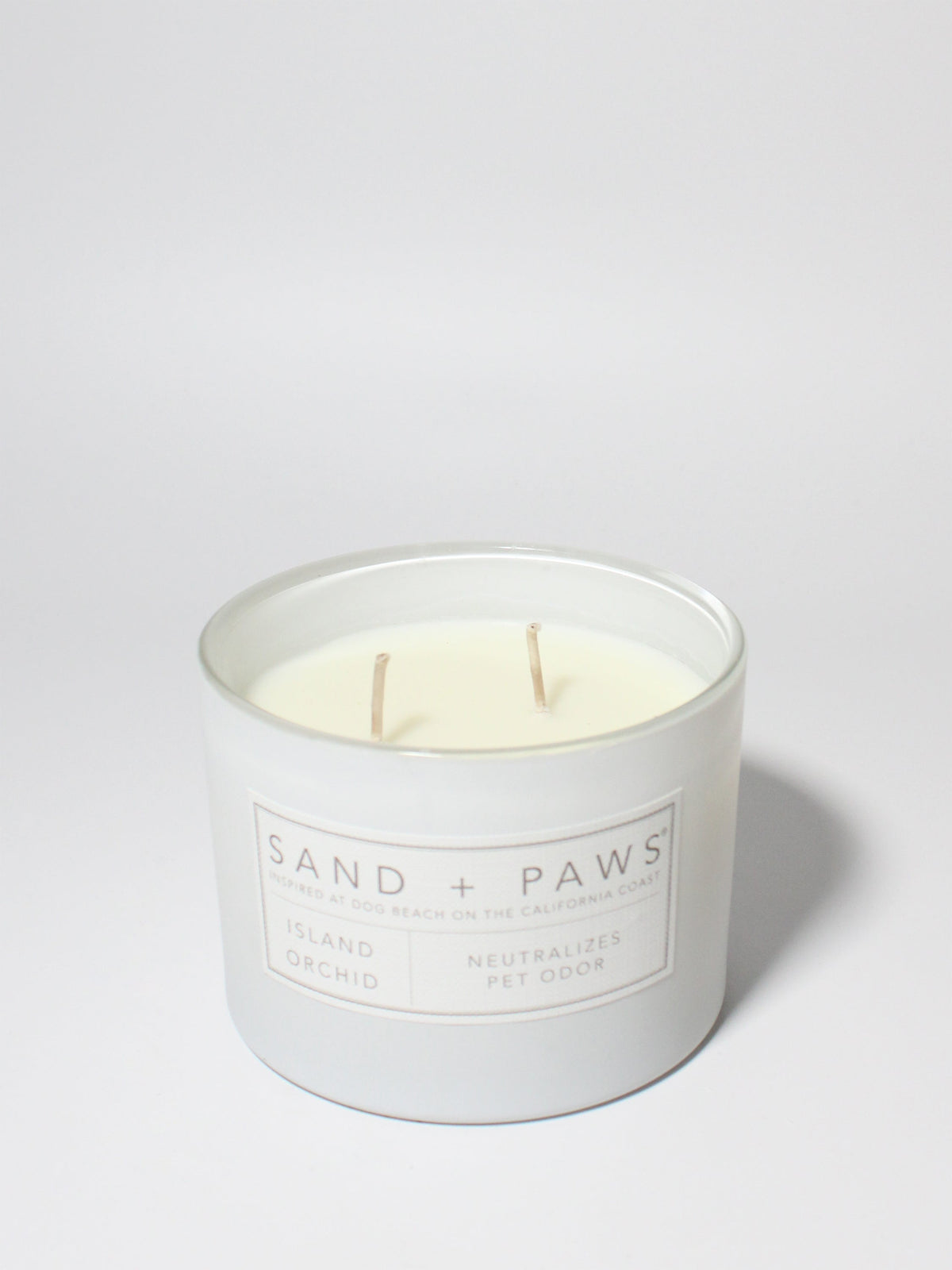 Sand + Paws Island Orchid 12 oz scented candle | Shop Sand + Paws