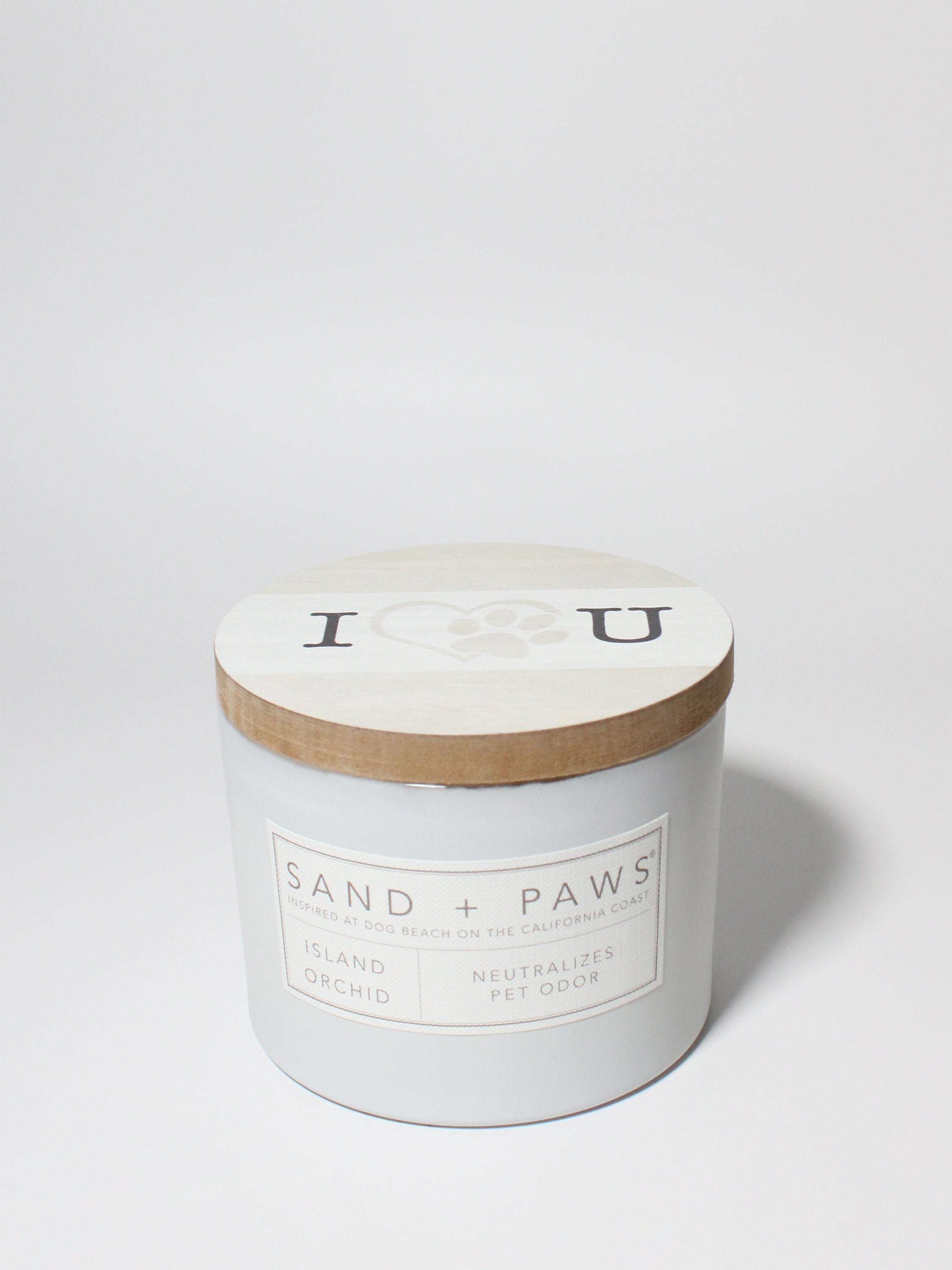 Sand + Paws Island Orchid 12 oz scented candle | Shop Sand + Paws