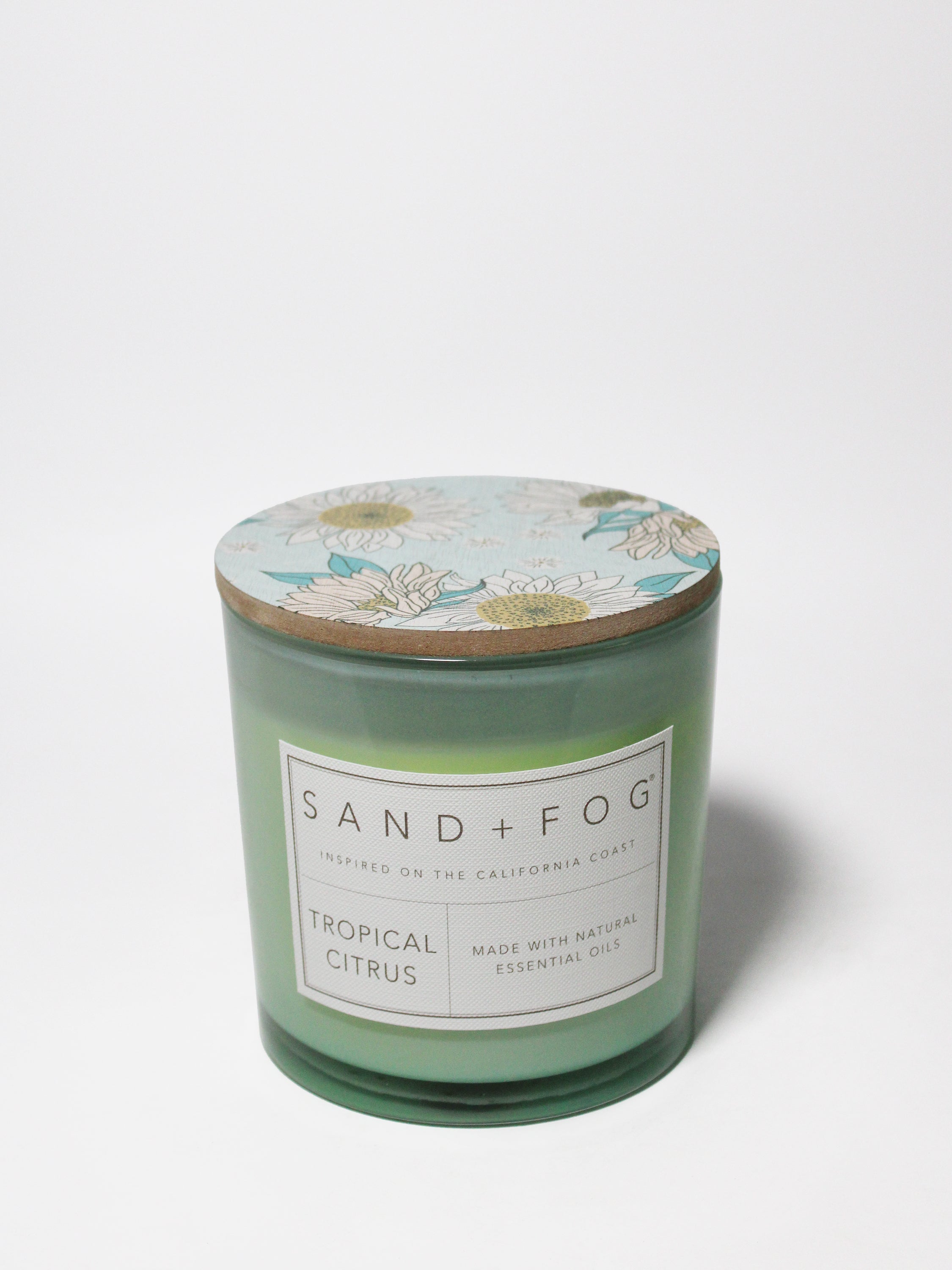 Tropical Citrus 21 oz scented candle | Shop Sand + Fog
