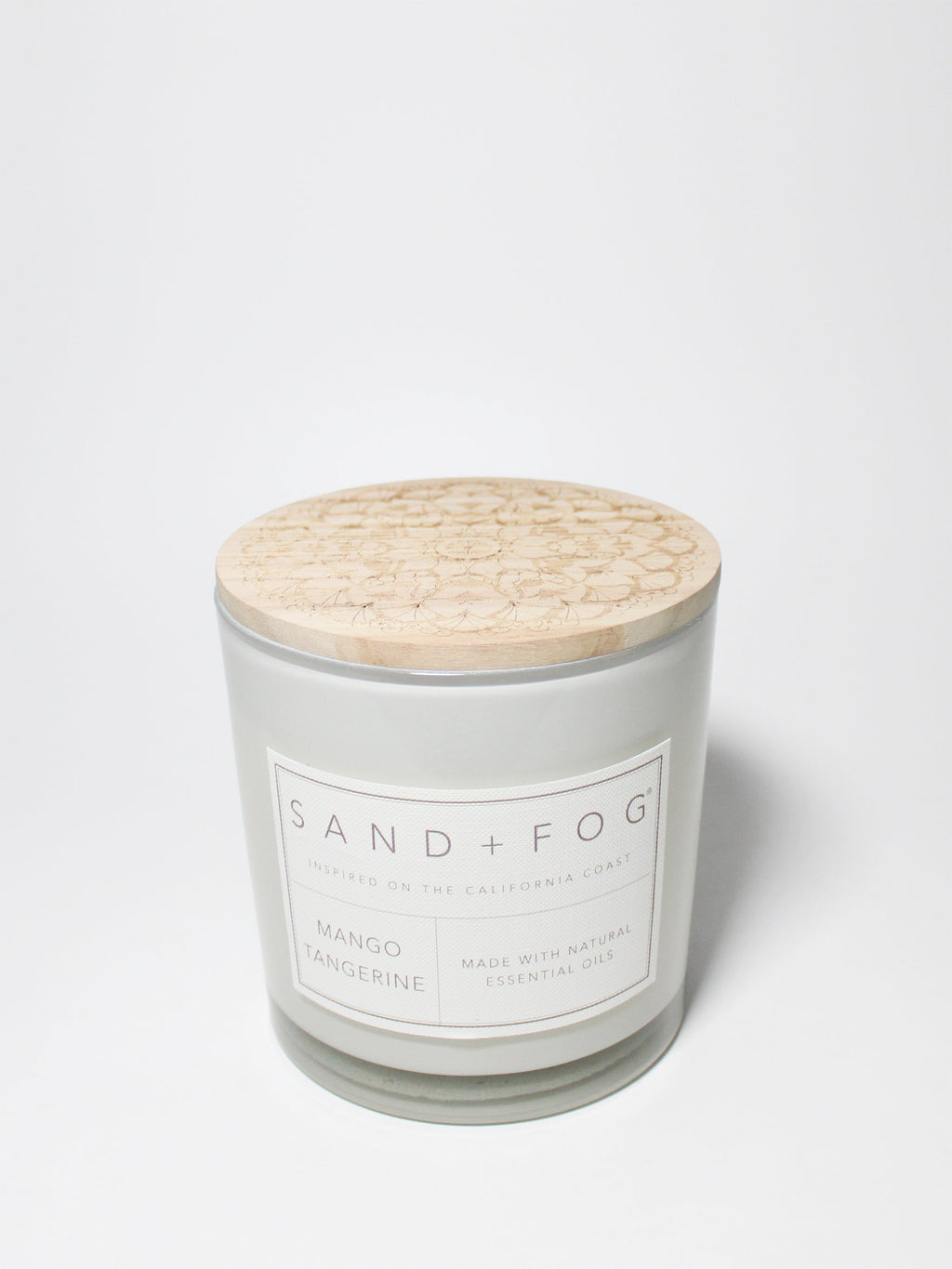 Mango Tangerine 21 oz scented candle | Shop Sand + Fog