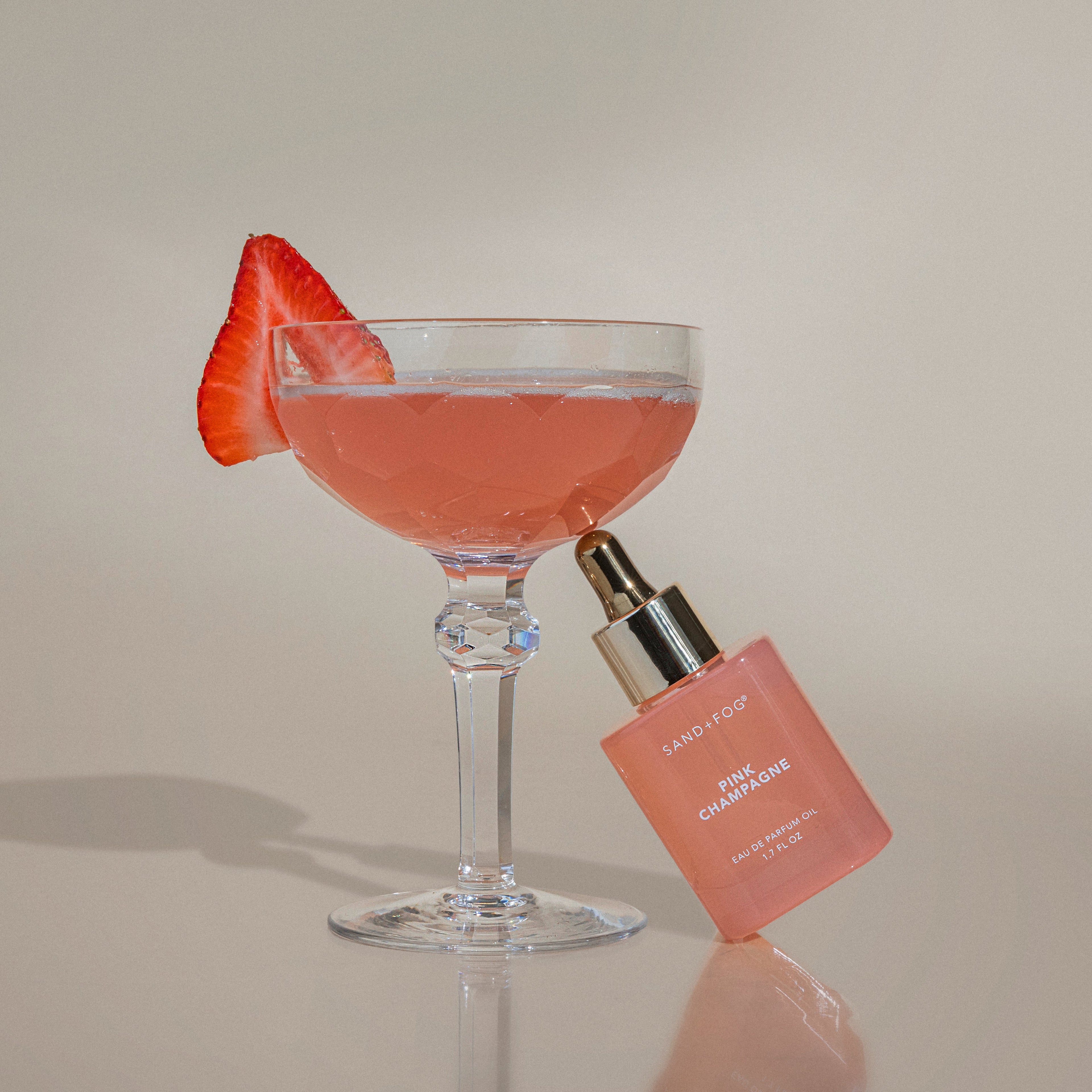 Pink Champagne 50ml Perfume Oil Dropper | Shop Sand + Fog
