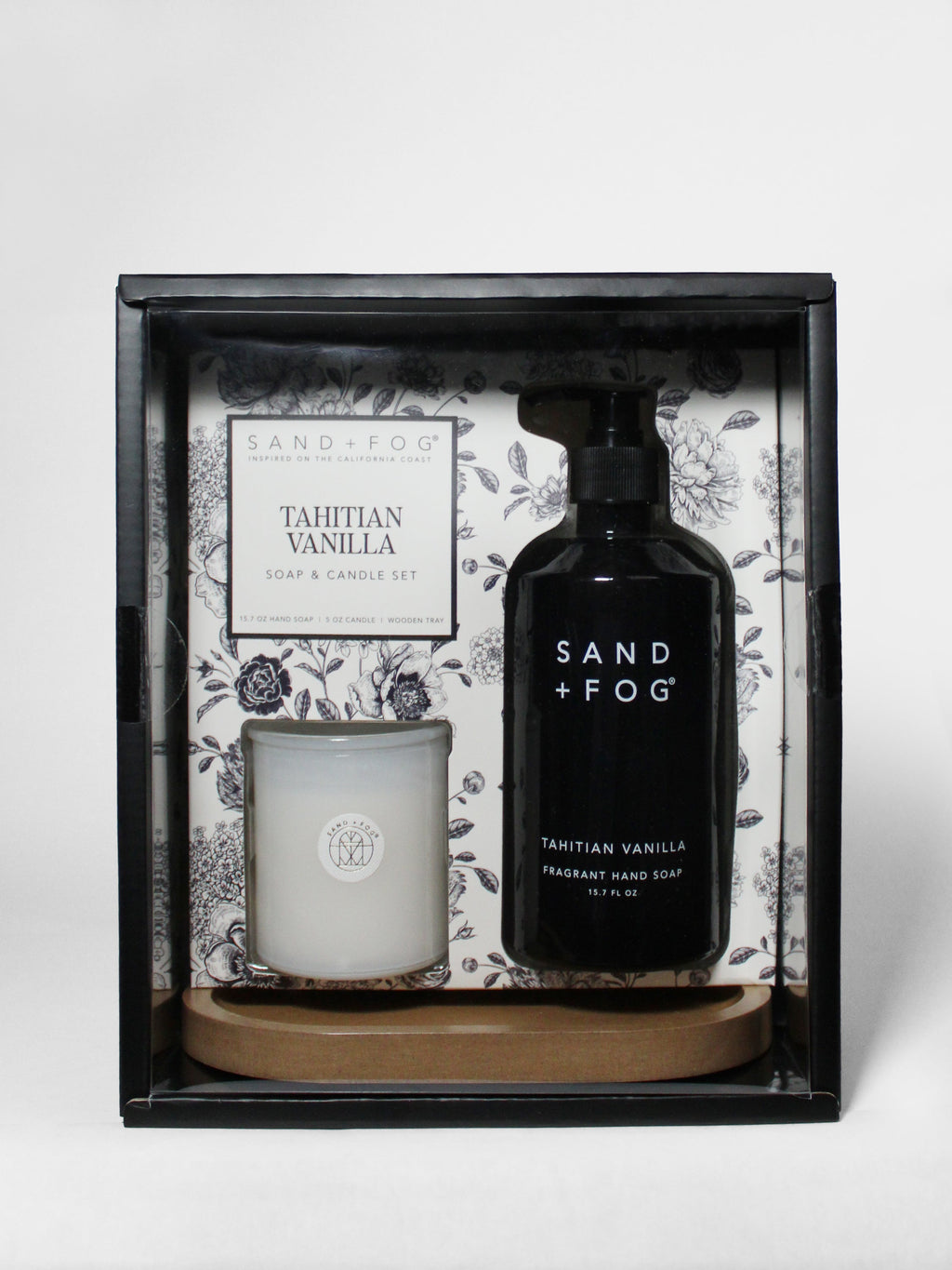 Tahitian Vanilla Hand Soap & Candle Set | Shop Sand + Fog
