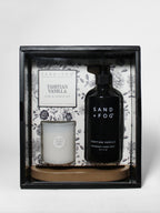 Tahitian Vanilla Hand Soap & Candle Set | Shop Sand + Fog