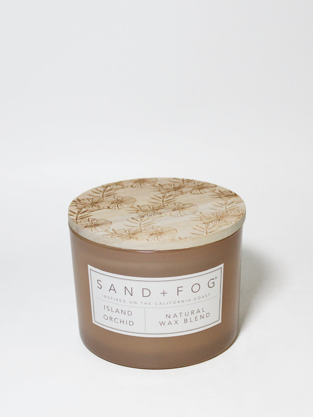 Island Orchid 12 oz scented candle | Shop Sand + Fog