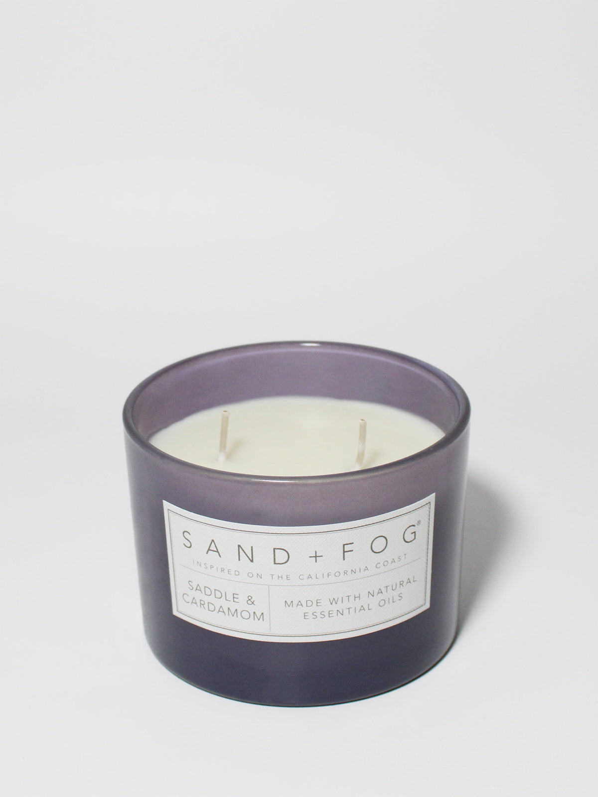 Saddle & Cardamom 12 oz scented candle | Shop Sand + Fog