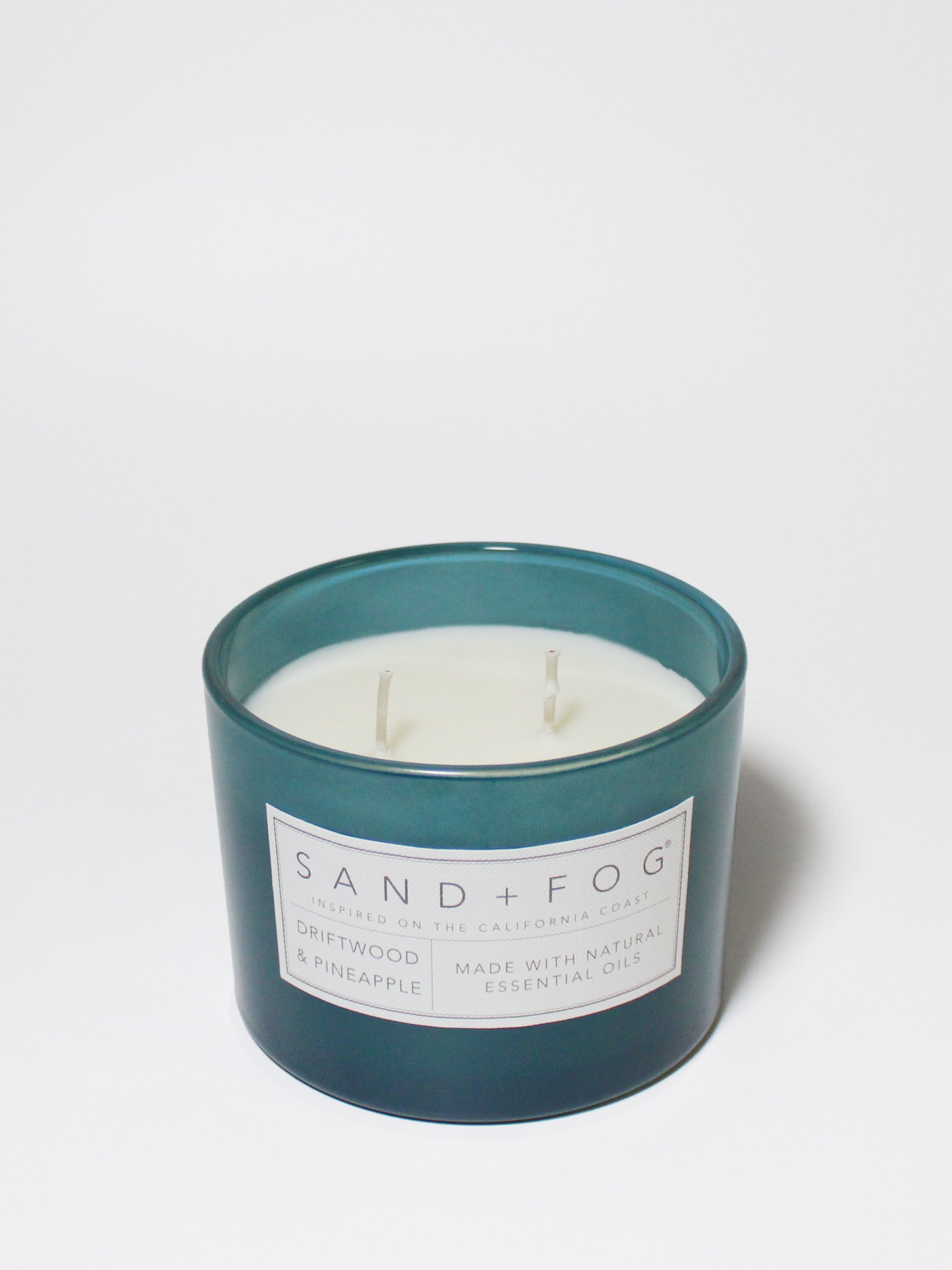 Driftwood & Pineapple 12 oz scented candle | Shop Sand + Fog