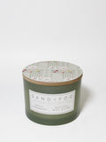 Vanilla Sandalwood 12 oz scented candle | Shop Sand + Fog