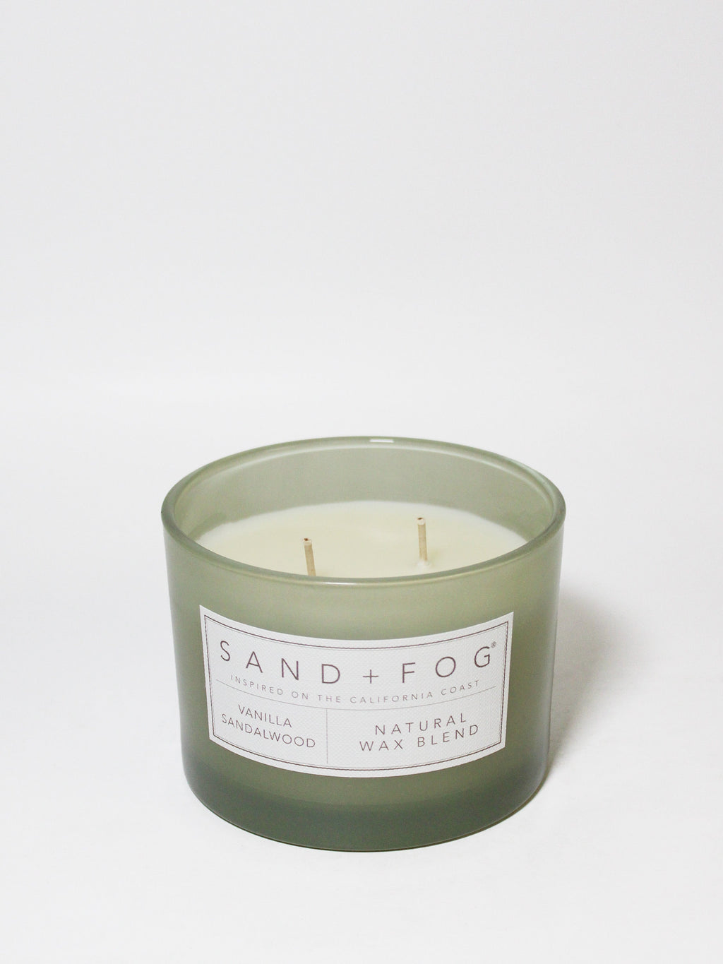 Vanilla Sandalwood 12 oz scented candle | Shop Sand + Fog