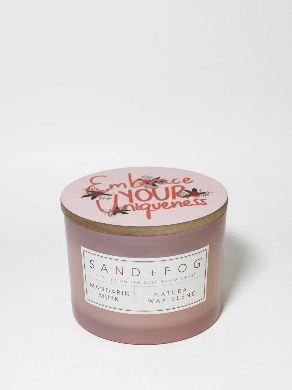 Mandarin Musk 12 oz scented candle | Shop Sand + Fog