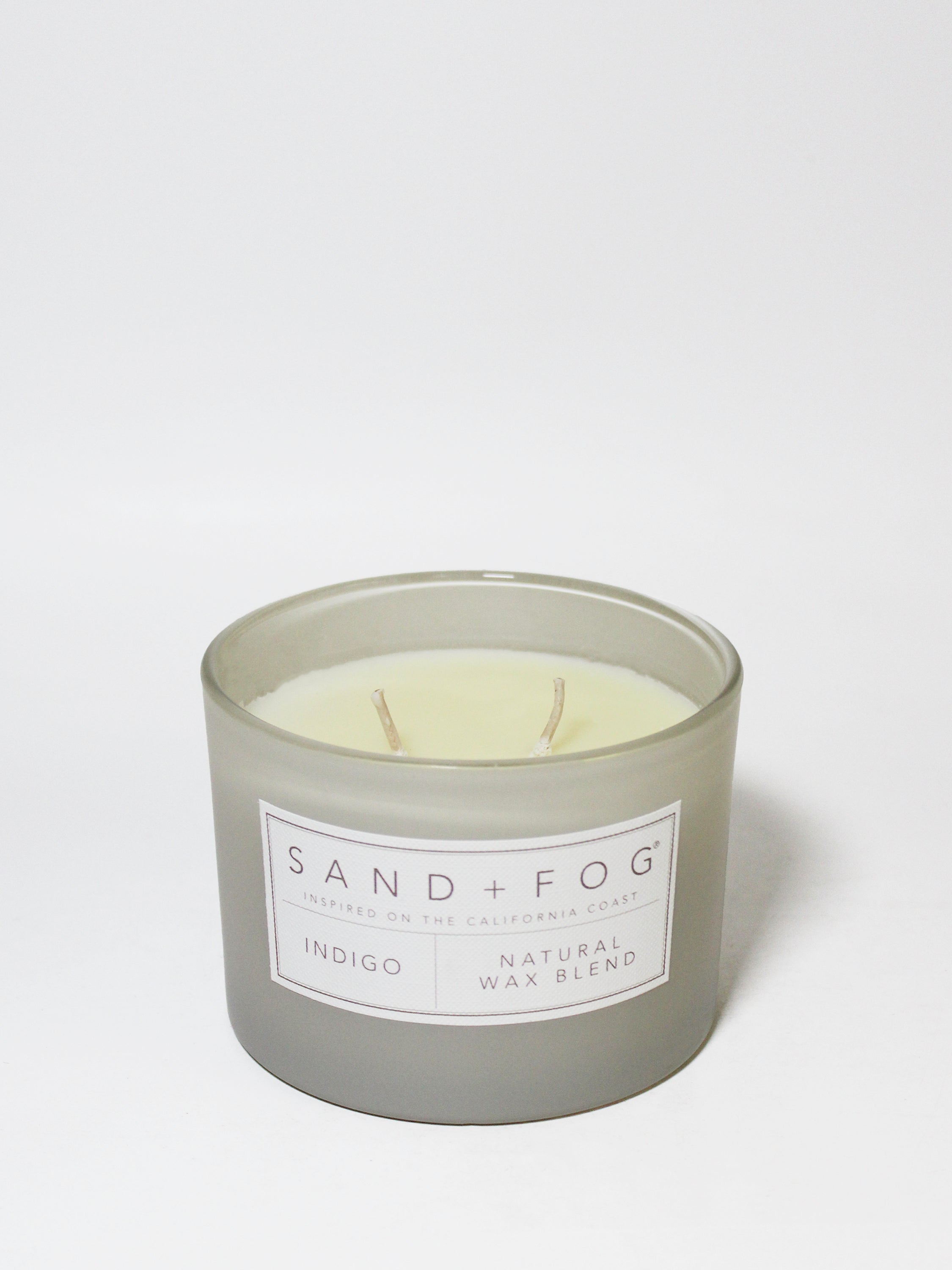 Indigo 12 oz scented candle | Shop Sand + Fog