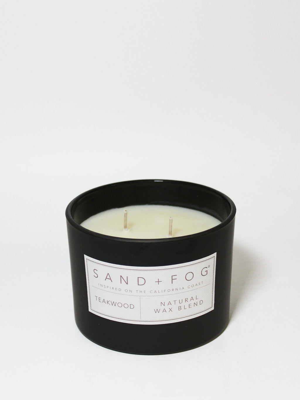 Teakwood 12 oz scented candle | Shop Sand + Fog