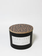 Teakwood 12 oz scented candle | Shop Sand + Fog
