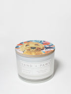 Sand + Paws Coconut & Palm 12 oz scented candle