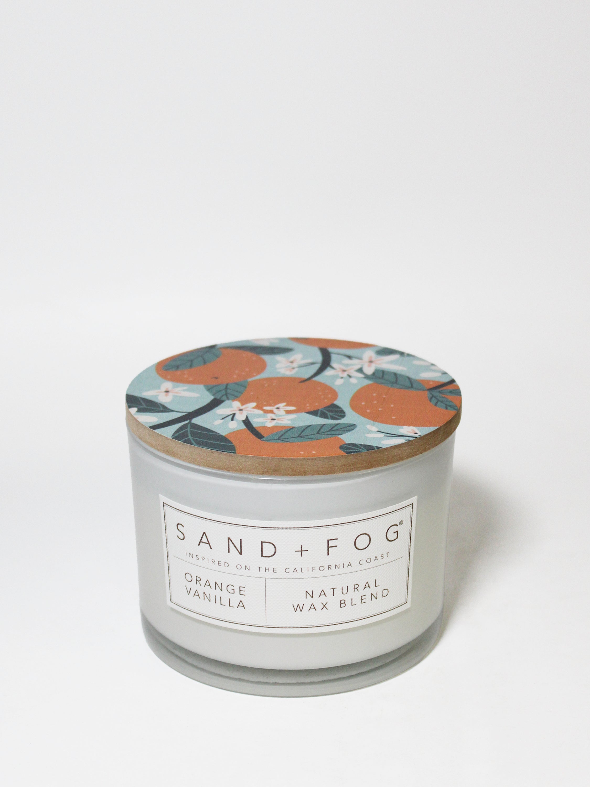 Orange Vanilla 12 oz scented candle | Shop Sand + Fog