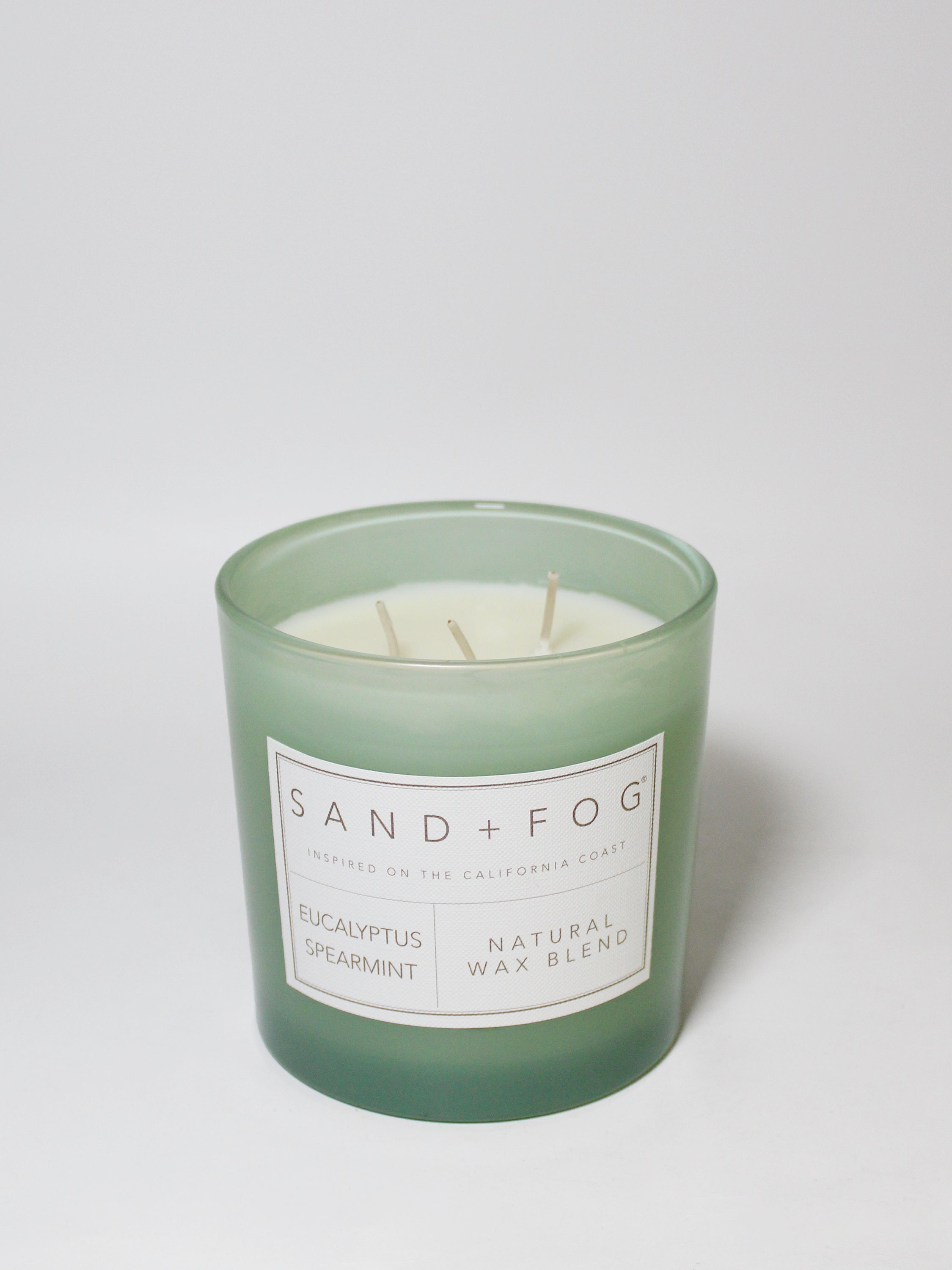 Eucalyptus Spearmint 21 oz scented candle | Shop Sand + Fog