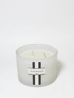 Teakwood 12 oz scented candle | Shop Sand + Fog