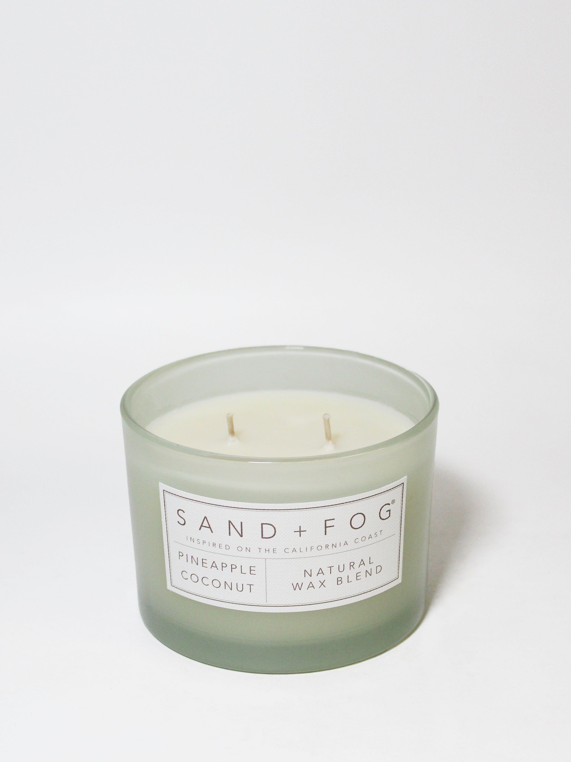 Pineapple Coconut 12 oz scented candle | Shop Sand + Fog