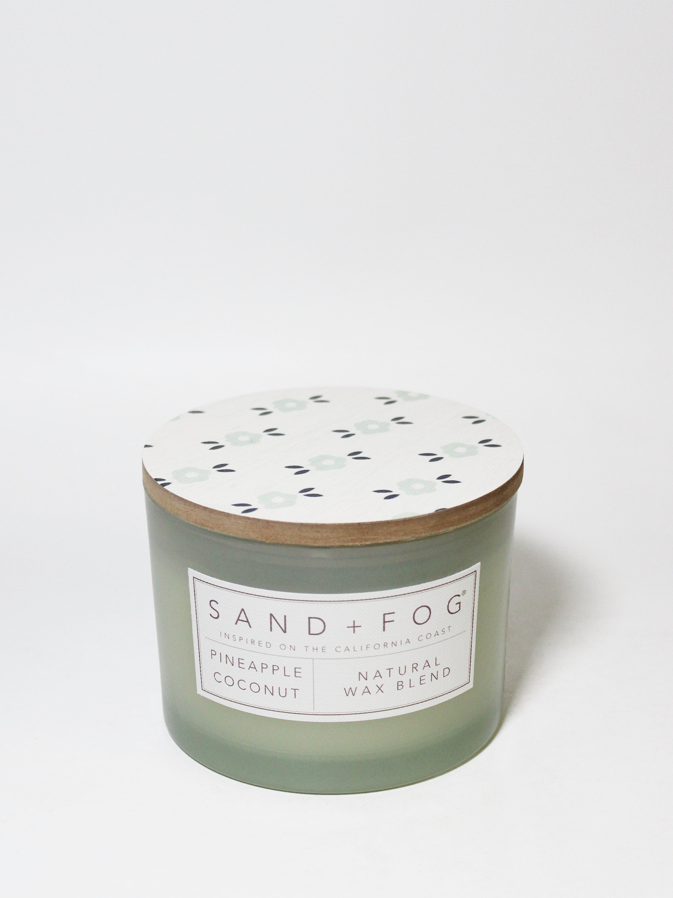 Pineapple Coconut 12 oz scented candle | Shop Sand + Fog