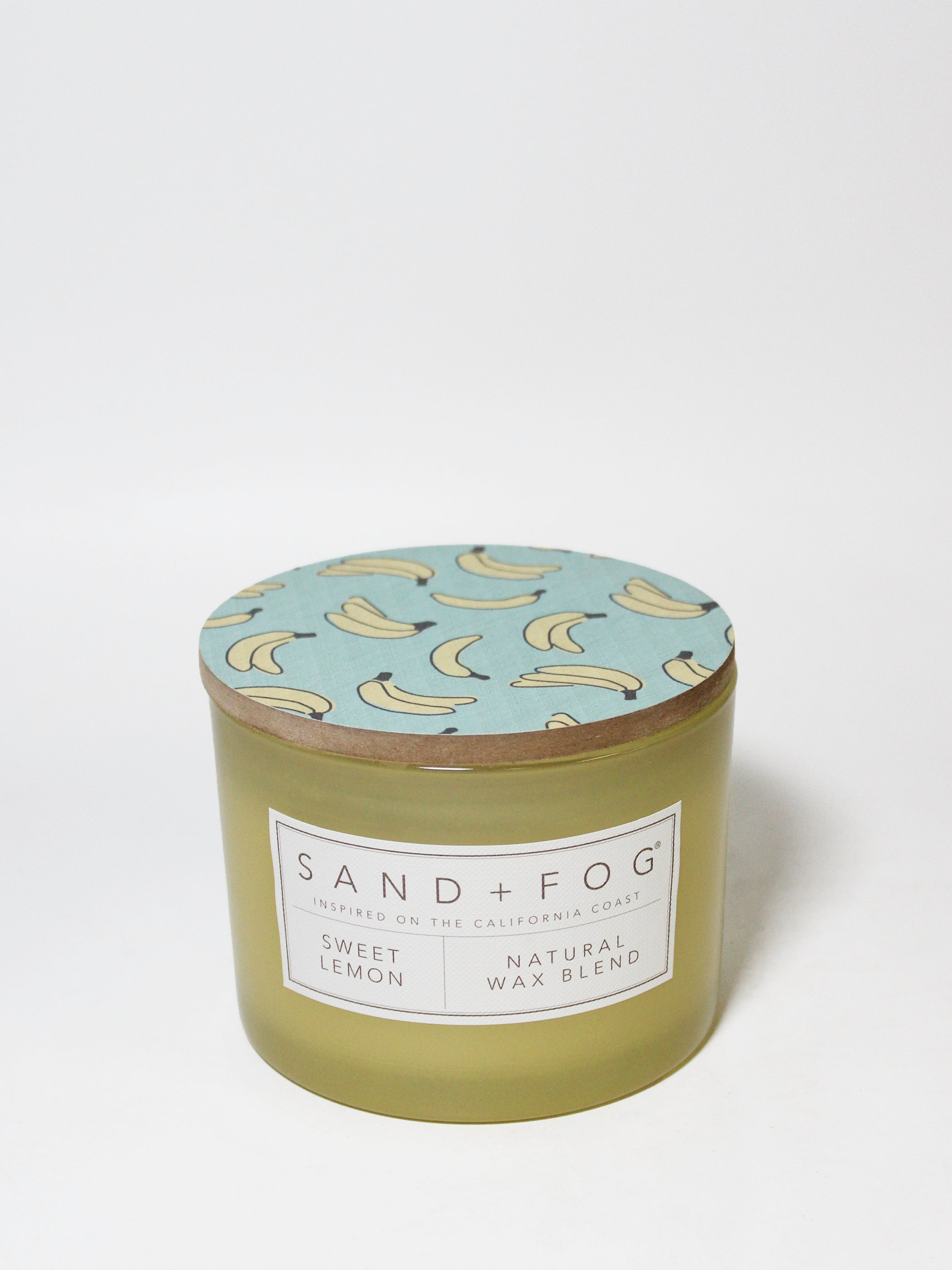 Sweet Lemon 12 oz scented candle | Shop Sand + Fog