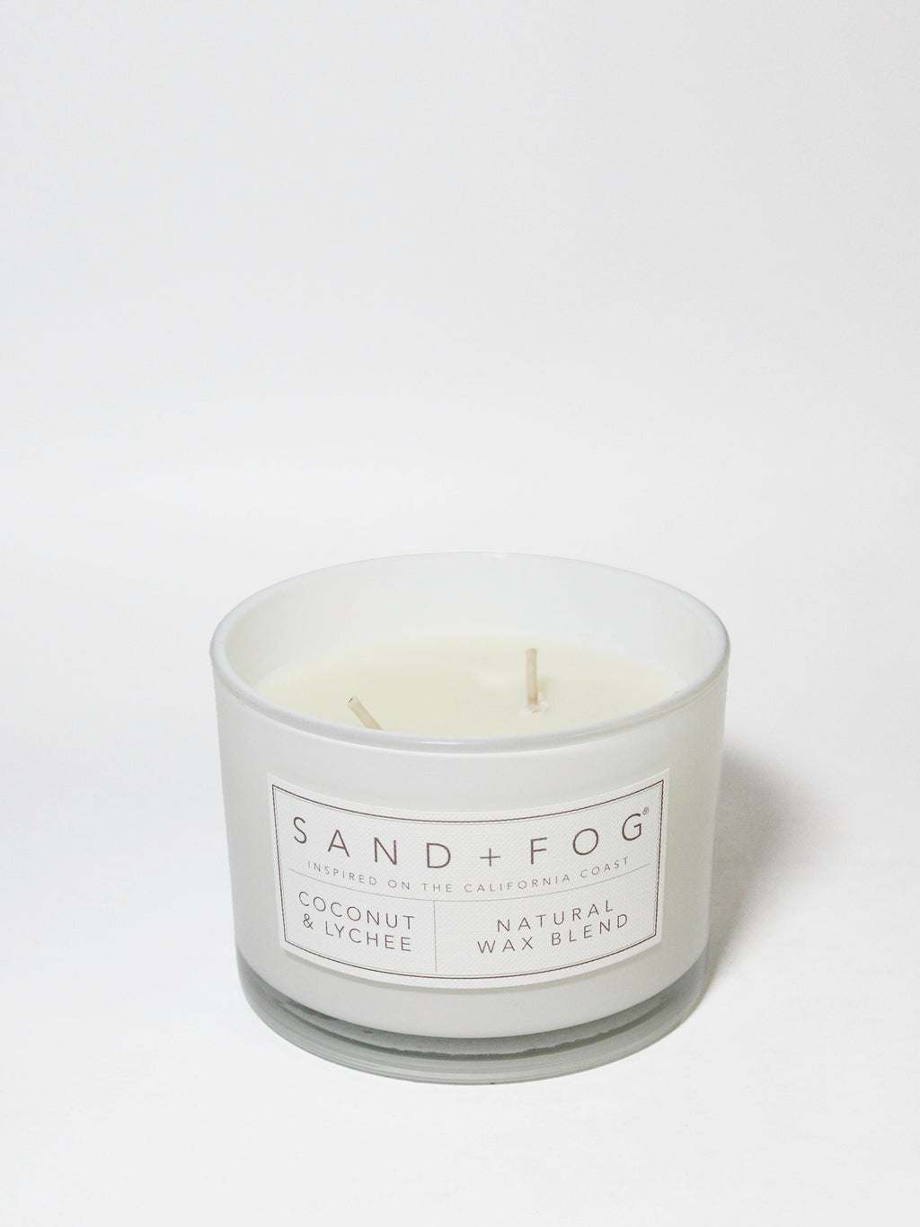 Coconut & Lychee 12 oz scented candle | Shop Sand + Fog