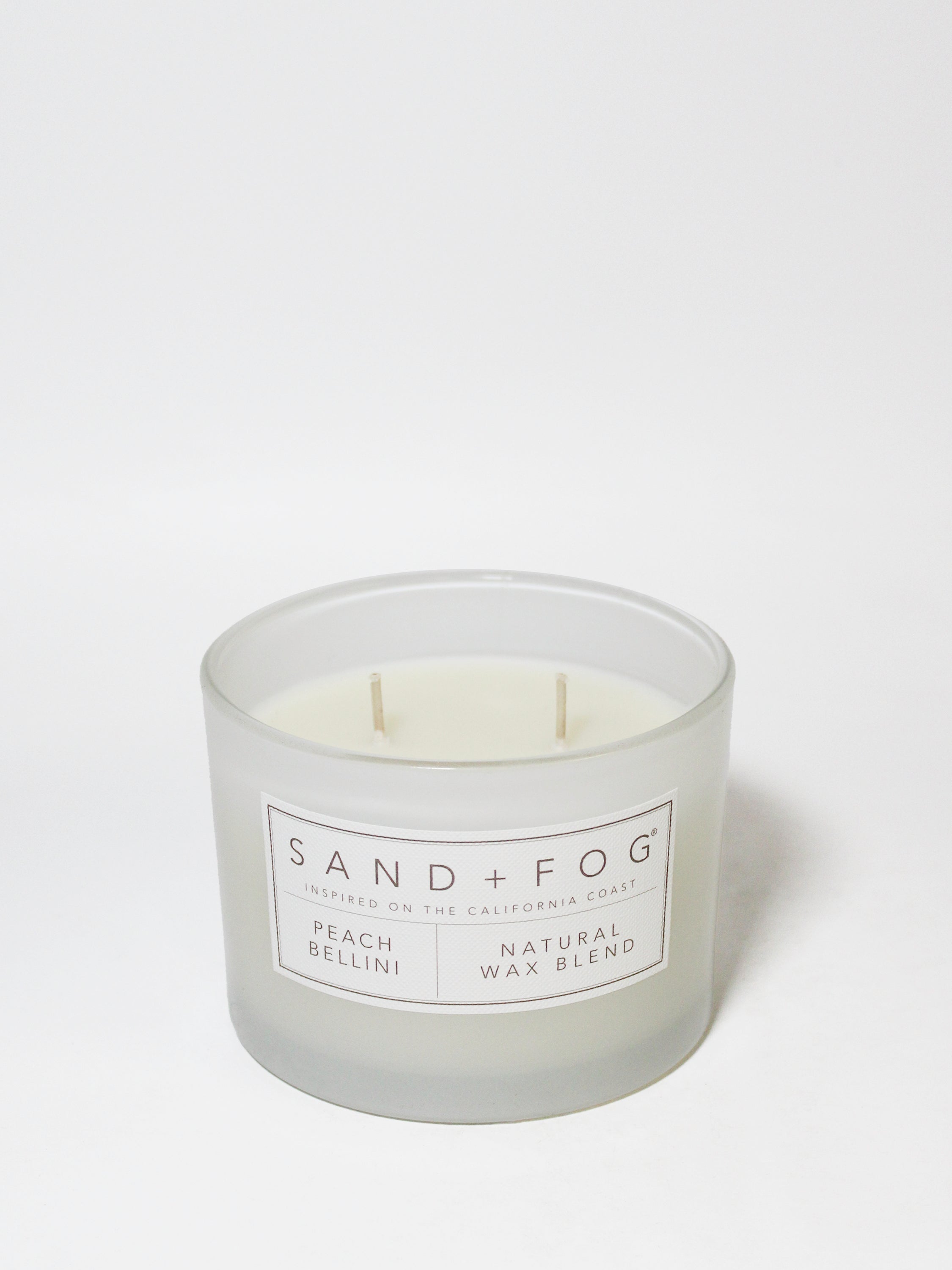 Peach Bellini 12 oz scented candle | Shop Sand + Fog