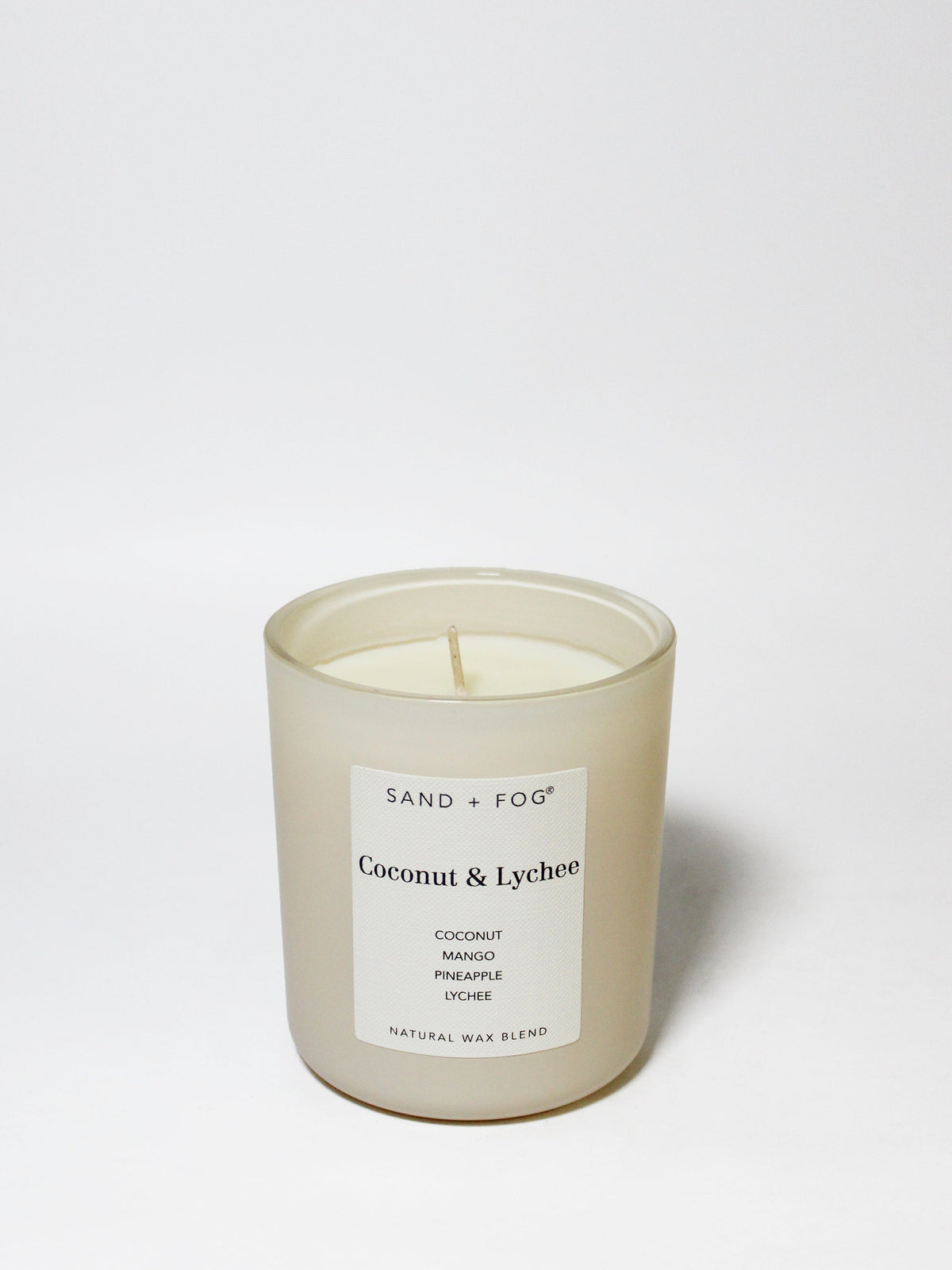 Coconut & Lychee 10 oz scented candle | Shop Sand + Fog