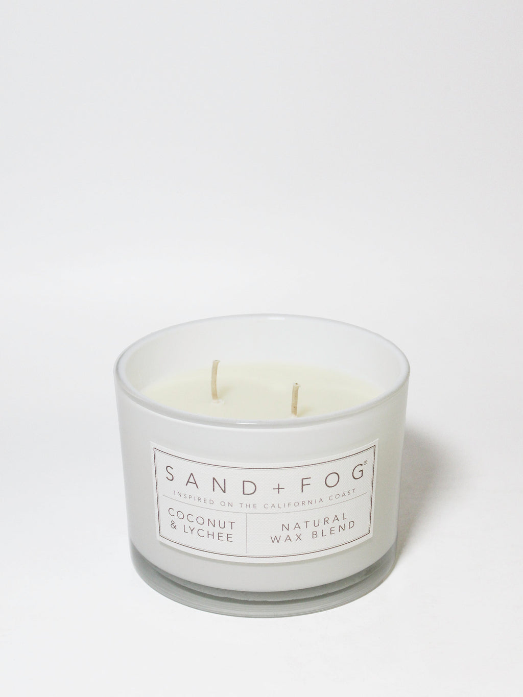Coconut & Lychee 12 oz scented candle | Shop Sand + Fog
