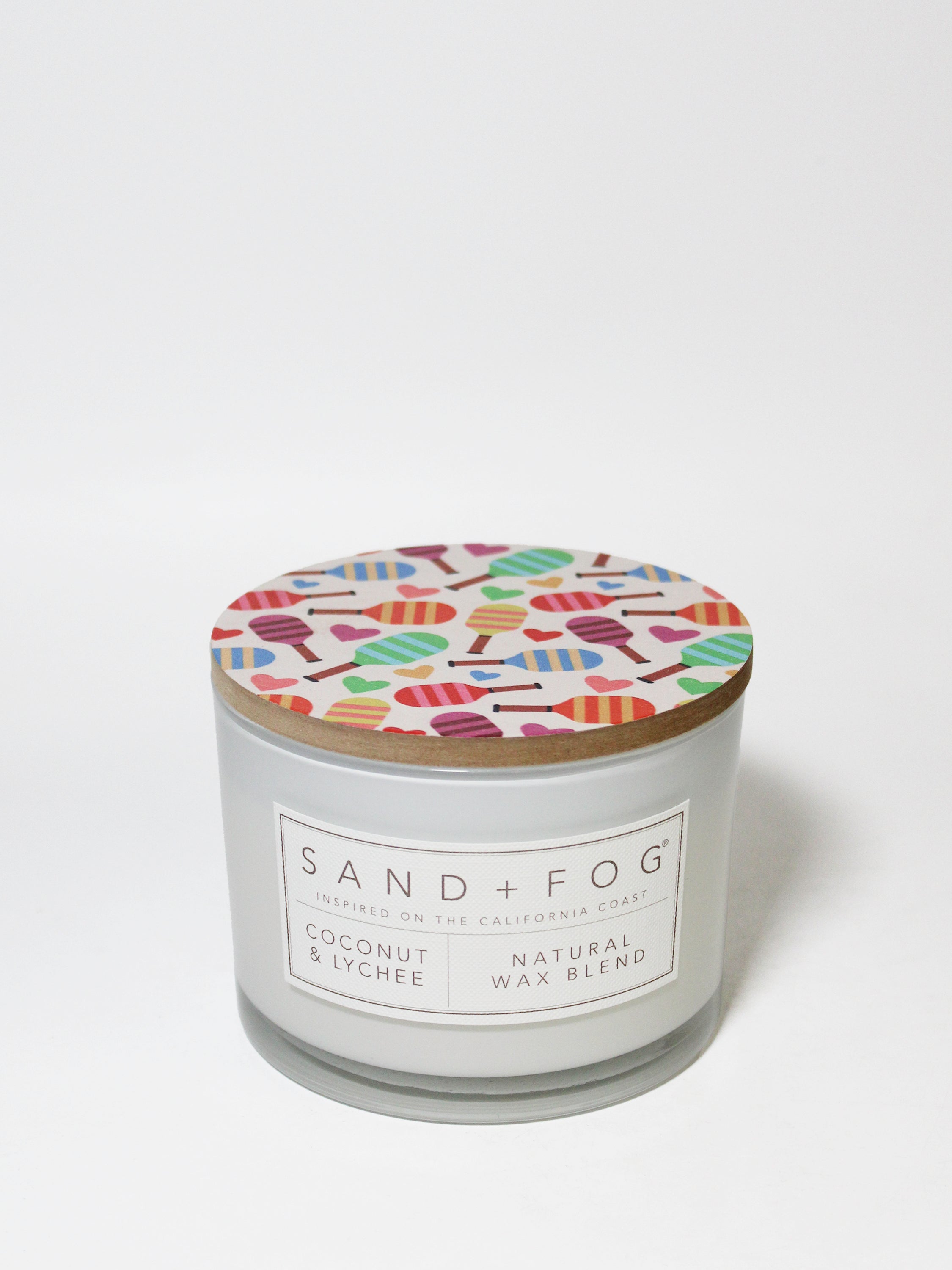 Coconut & Lychee 12 oz scented candle | Shop Sand + Fog
