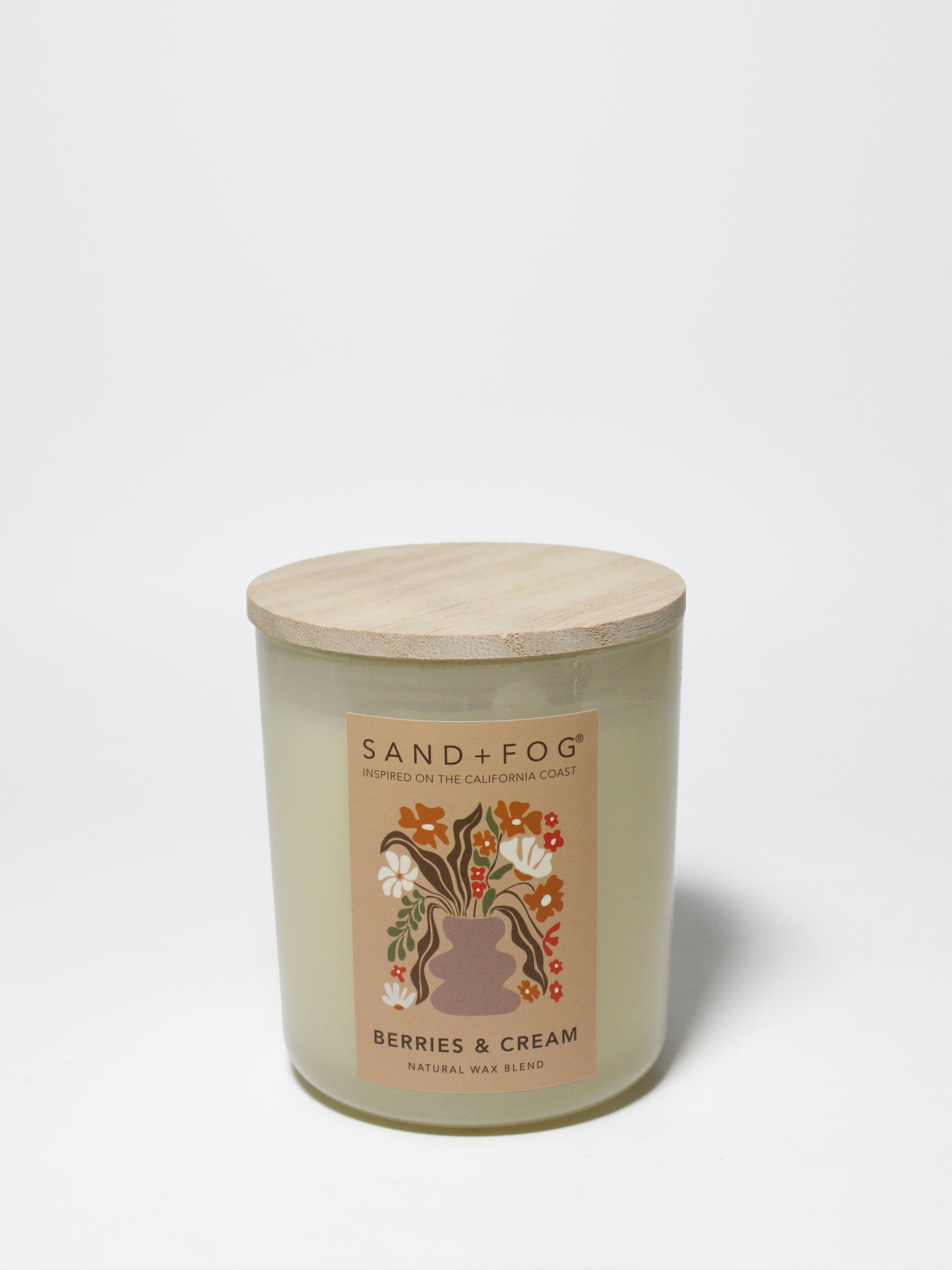 Berries & Cream 10 oz scented candle | Shop Sand + Fog