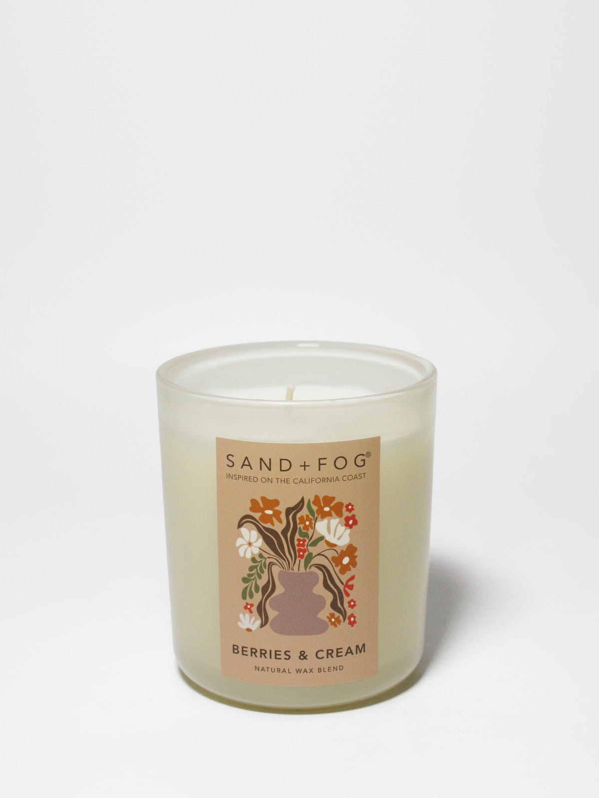 Berries & Cream 10 oz scented candle | Shop Sand + Fog