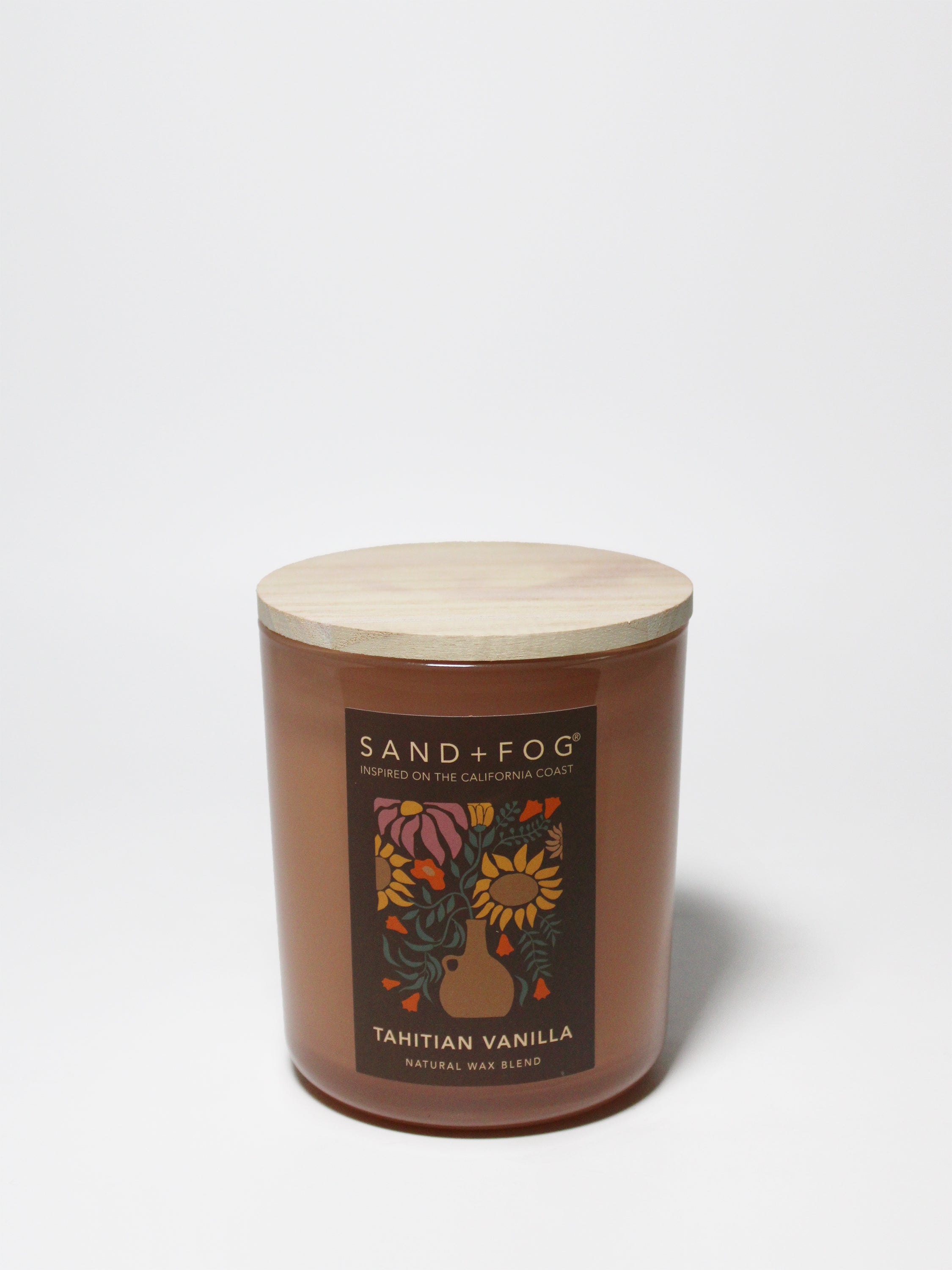 Tahitian Vanilla 10 oz scented candle | Shop Sand + Fog