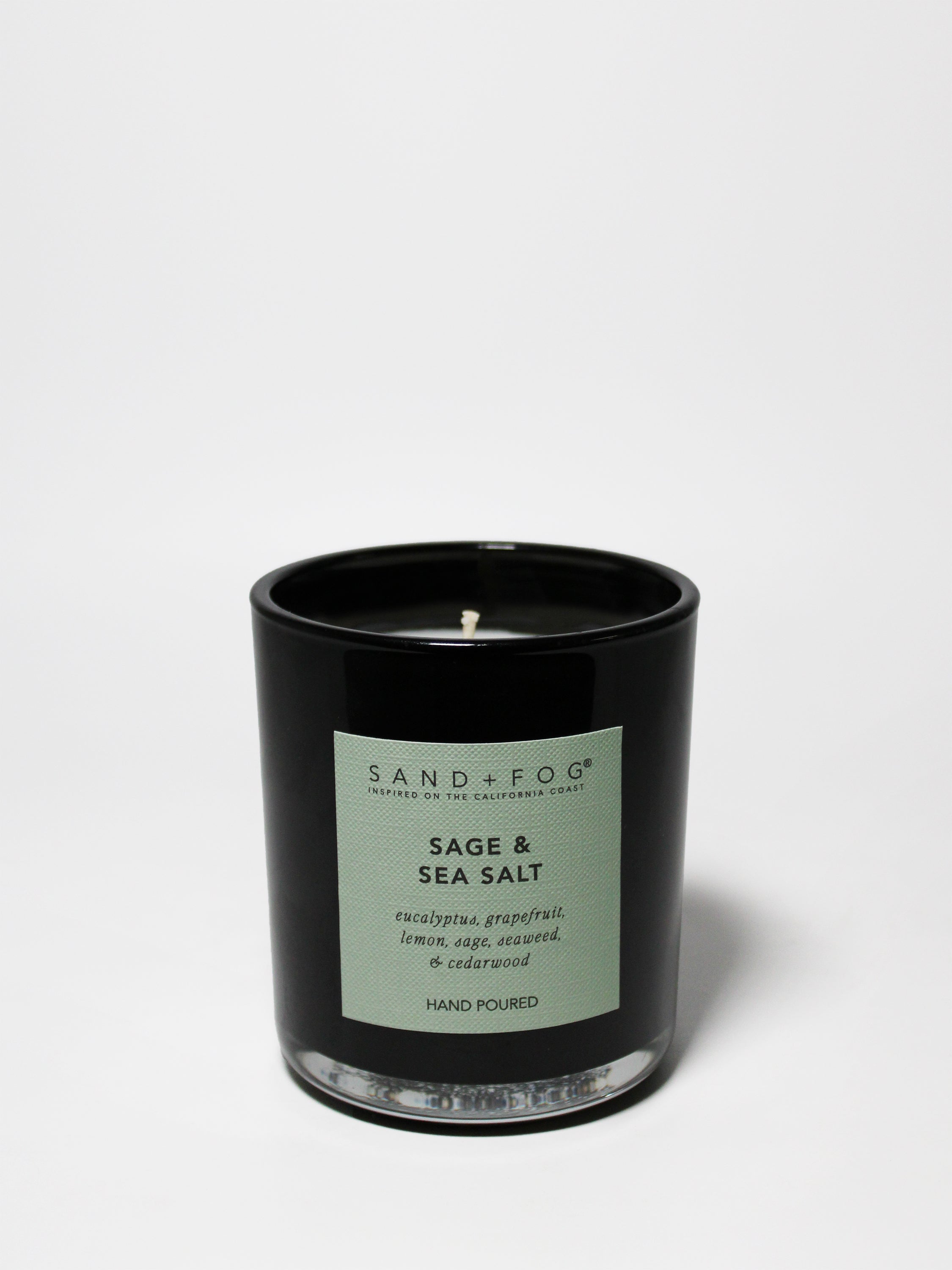Sage & Sea Salt 10 oz scented candle | Shop Sand + Fog