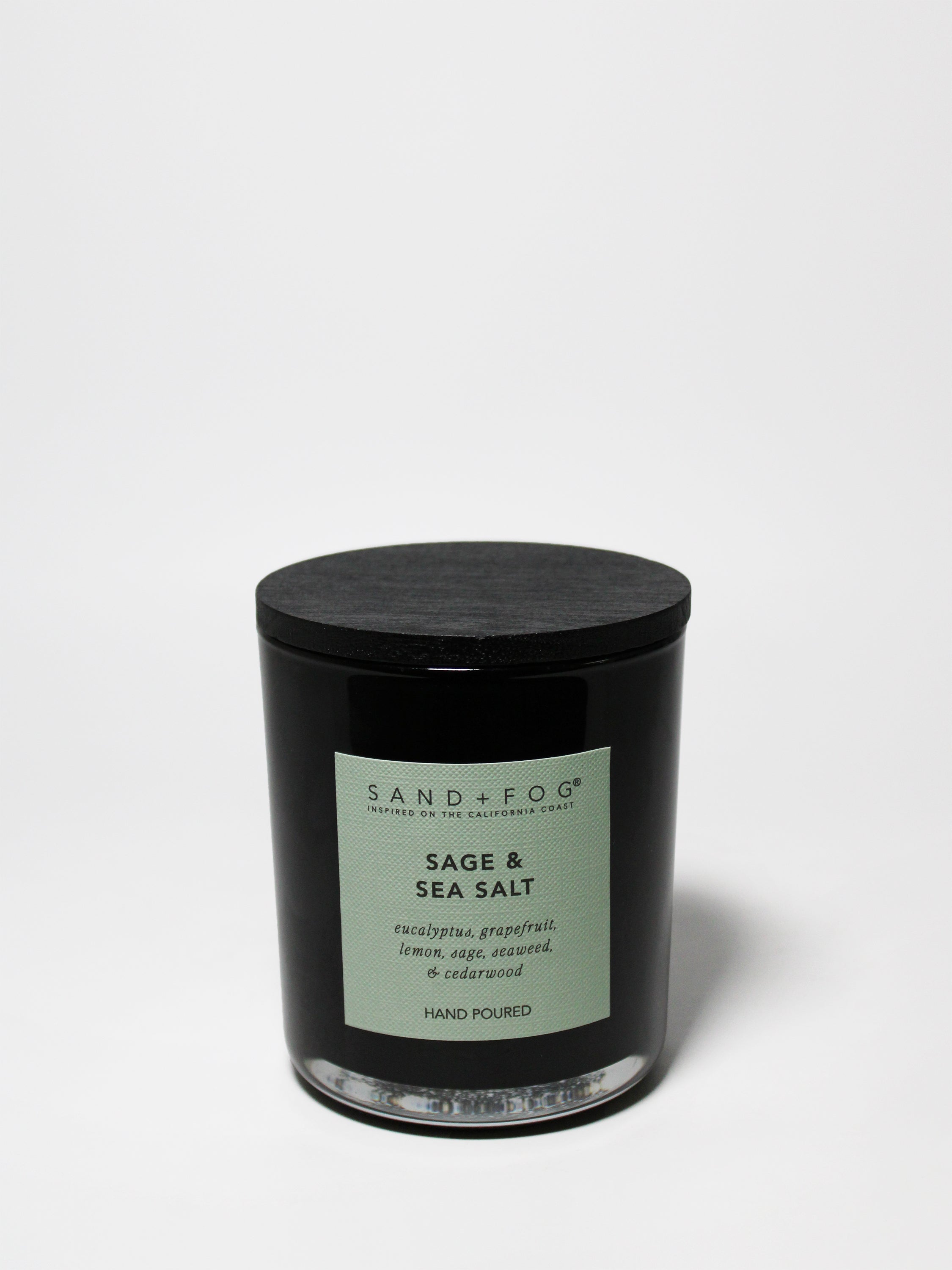 Sage & Sea Salt 10 oz scented candle | Shop Sand + Fog