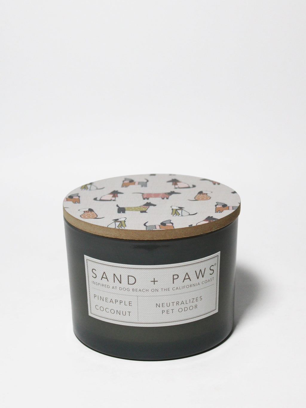 Sand + Paws Pineapple Coconut 12 oz scented candle | Shop Sand + Paws