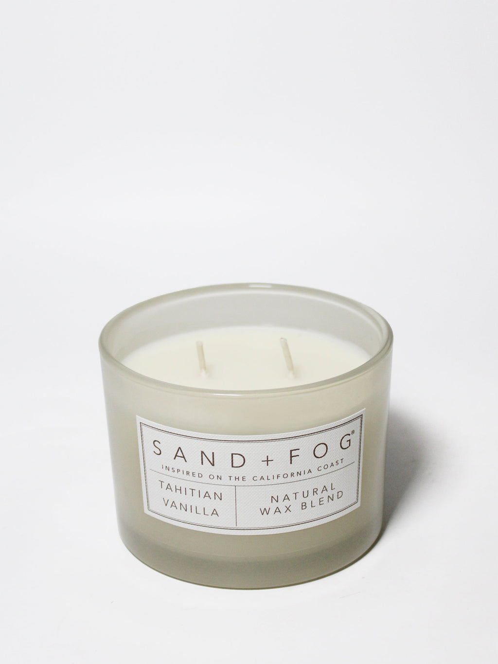 Tahitian Vanilla 12 oz scented candle | Shop Sand + Fog