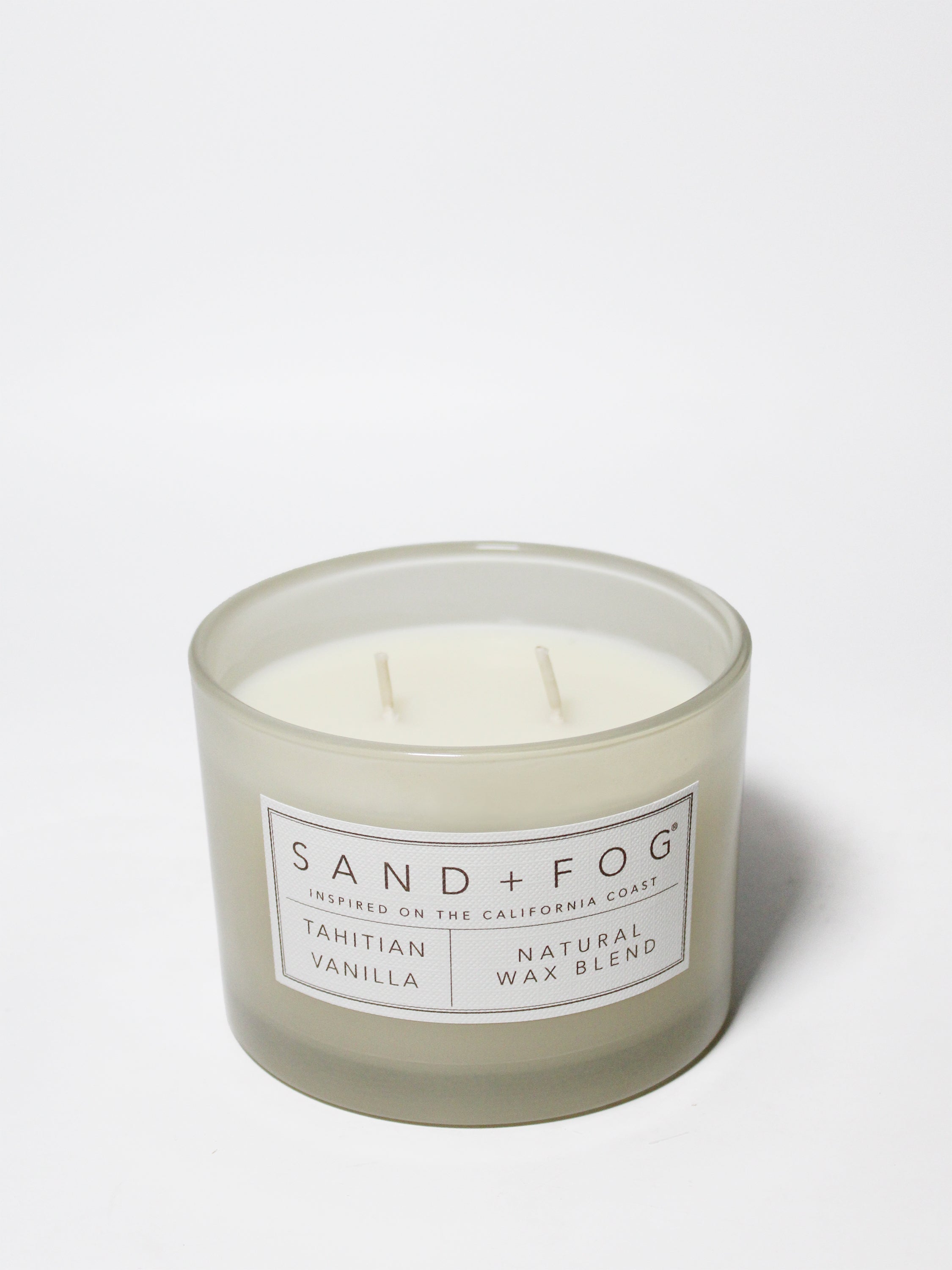 Tahitian Vanilla 12 oz scented candle | Shop Sand + Fog