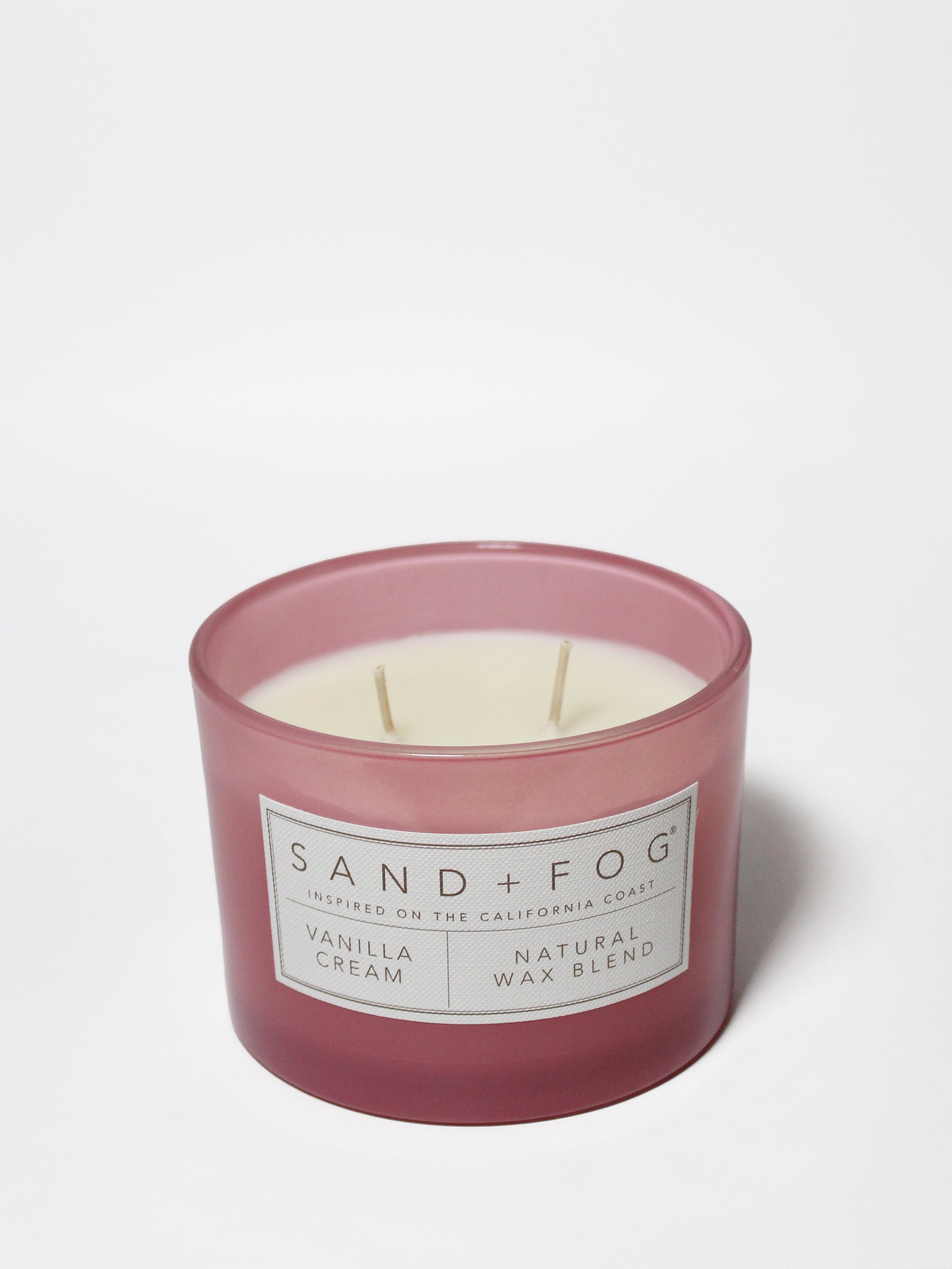 Vanilla Cream 12 oz scented candle | Shop Sand + Fog